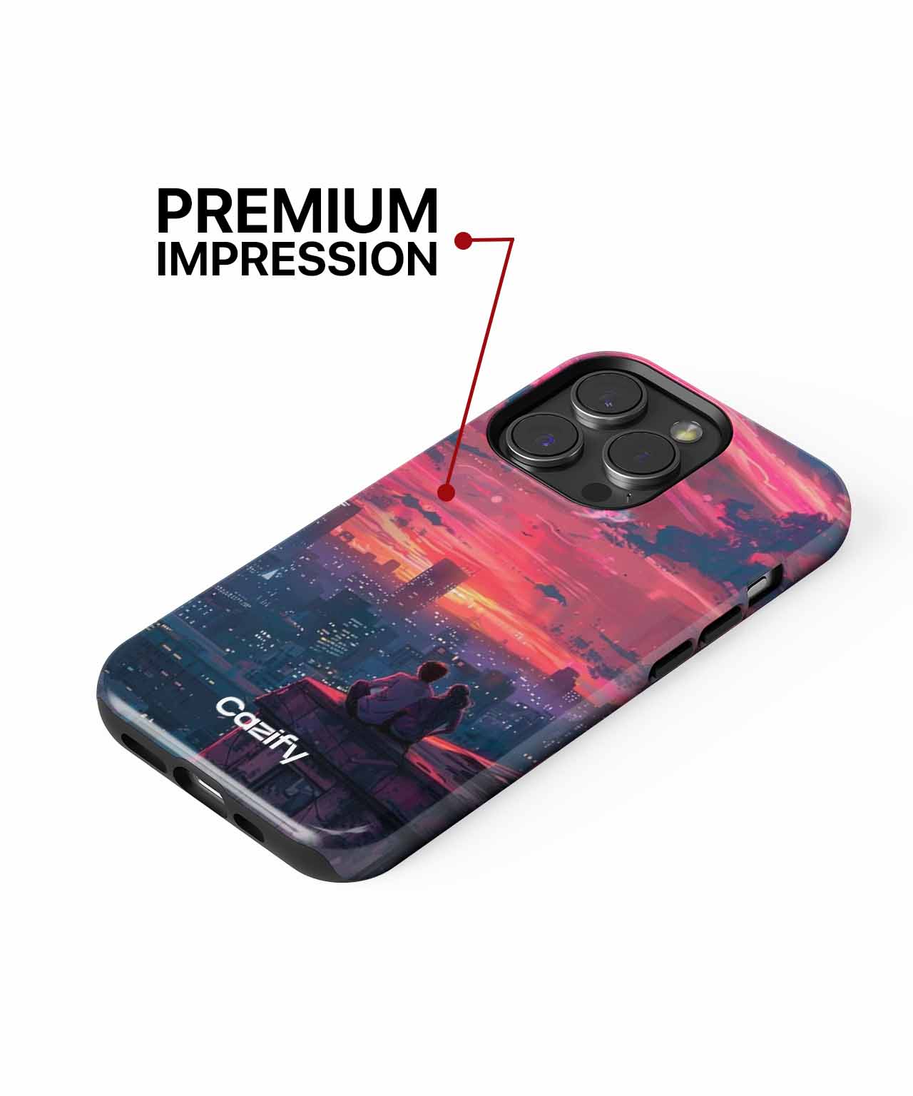 Romantic Sunset Skyline Adventure iPhone case Case Cazify - Delivery Canada