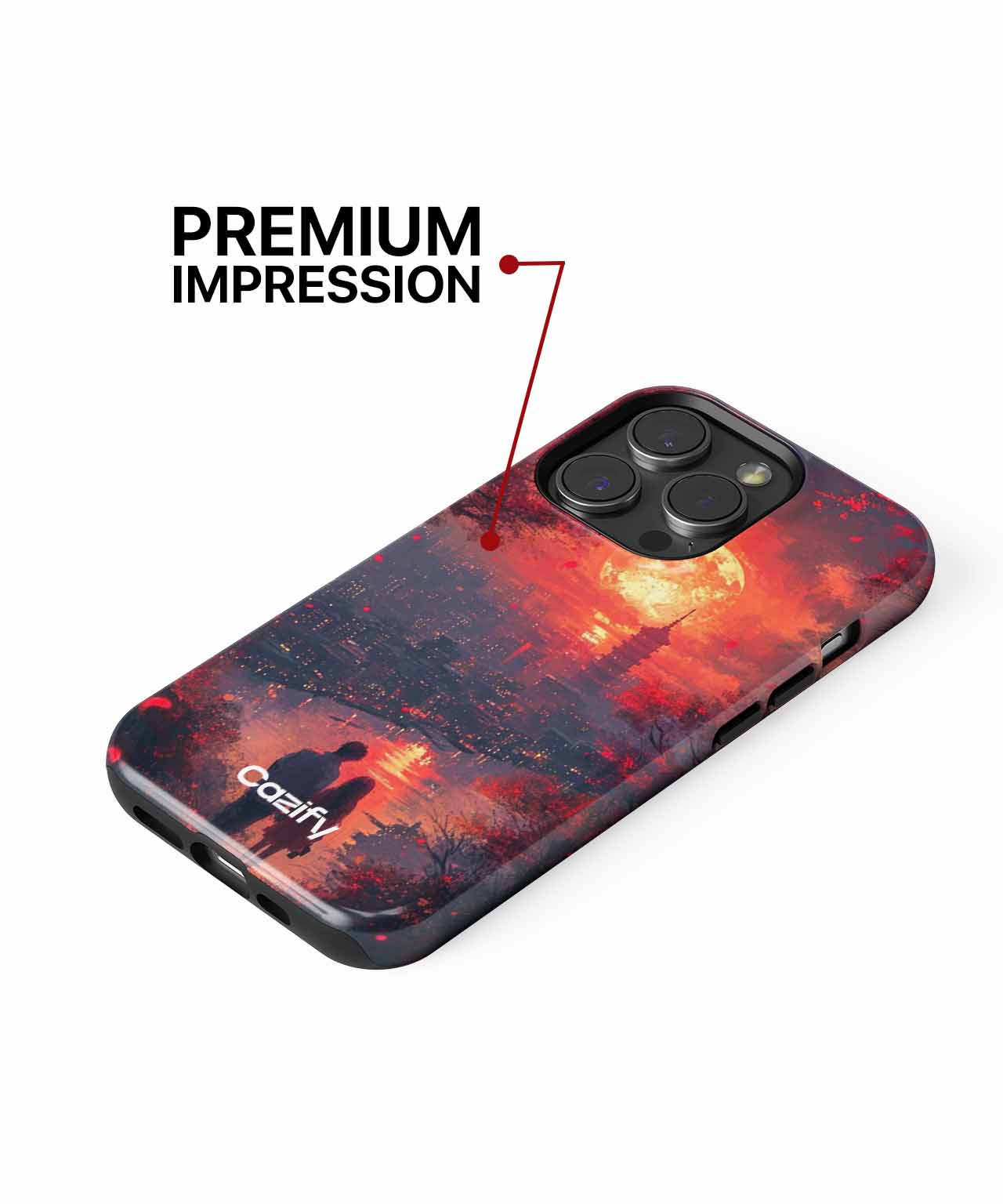 Romantic Sunset Walk Part 2 iPhone case Case Cazify - Delivery Canada