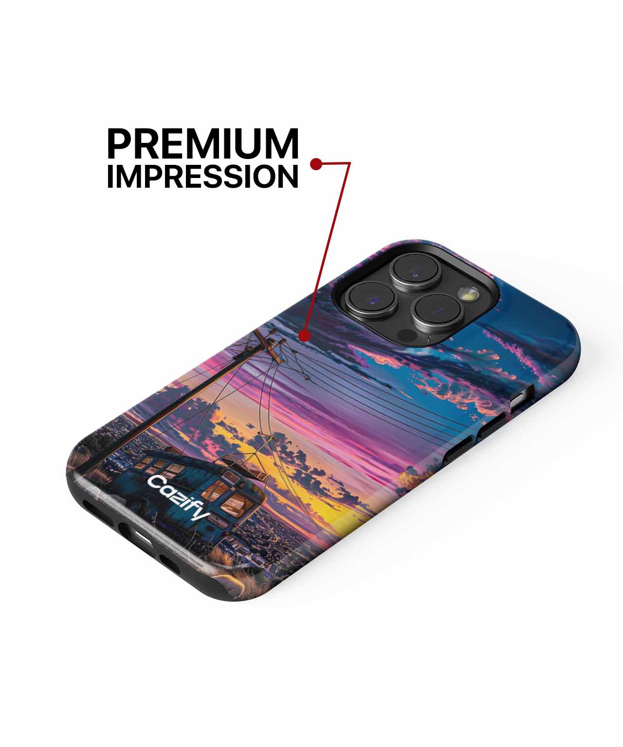 Rustic Sunset Over Abandoned Bus iPhone case Case Cazify - Delivery Canada