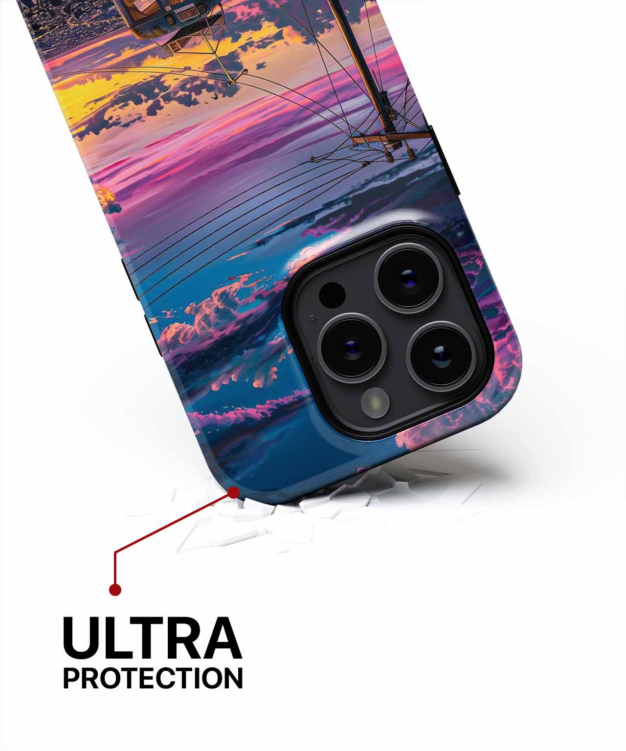 Rustic Sunset Over Abandoned Bus iPhone case Case Cazify - Delivery Canada