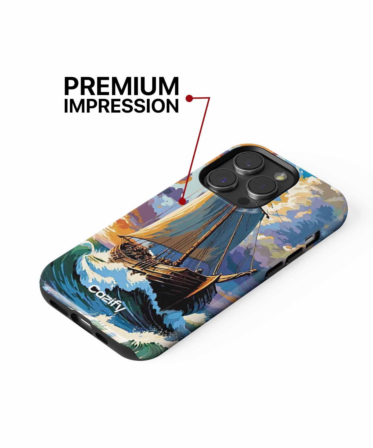 Sailing Into Sunset Adventure iPhone case Case Cazify - Delivery Canada