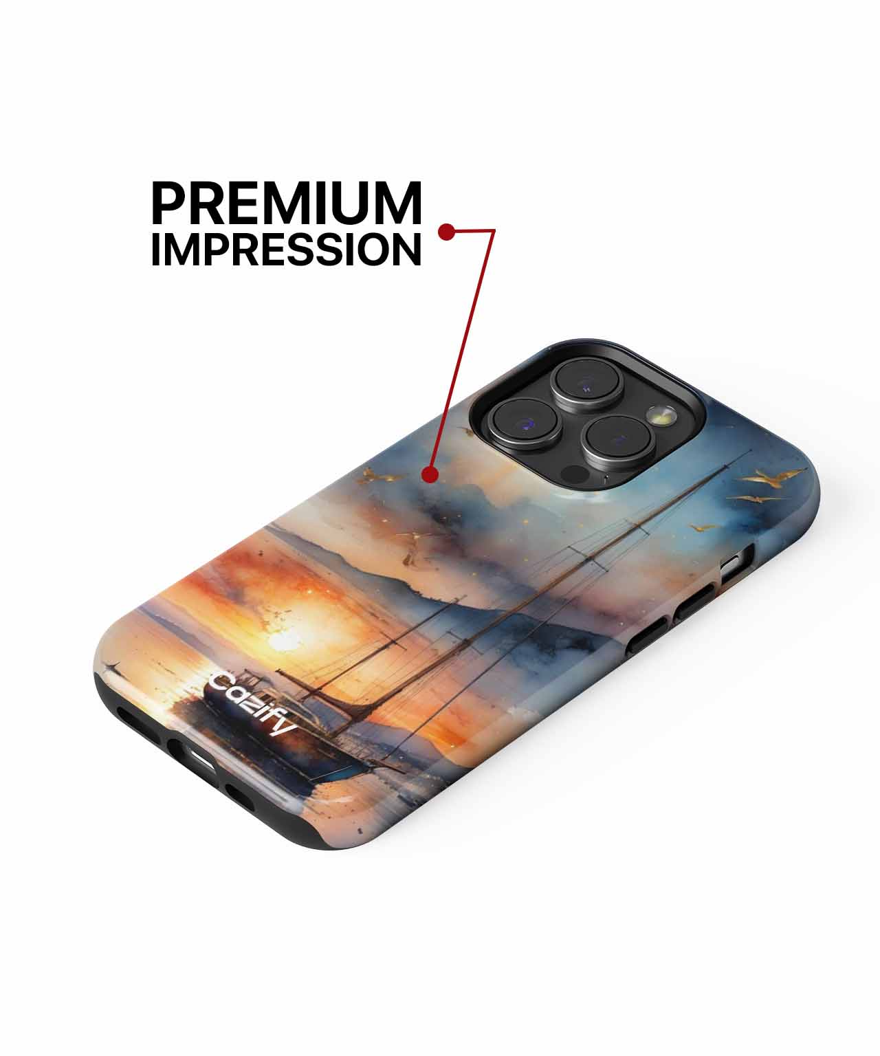 Sailing into Sunset Dreams iPhone case Case Cazify - Delivery Canada