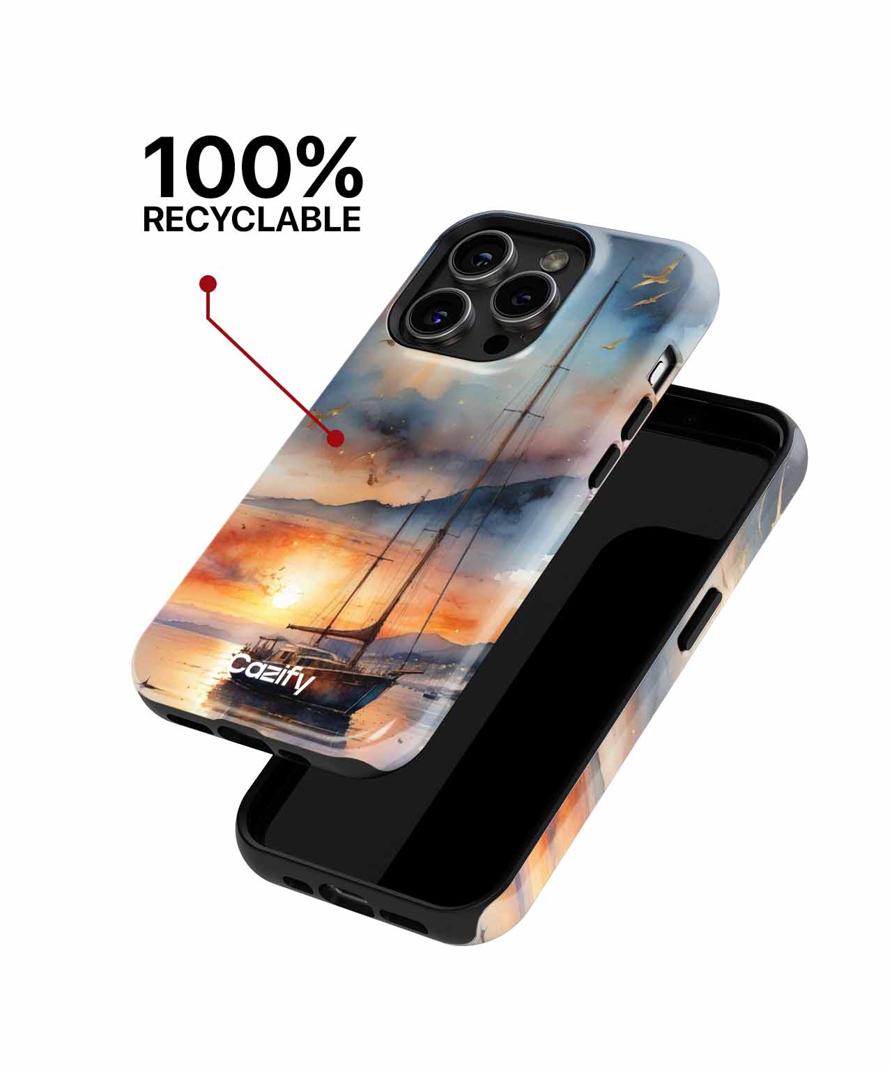 Sailing into Sunset Dreams iPhone case Case Cazify - Delivery Canada
