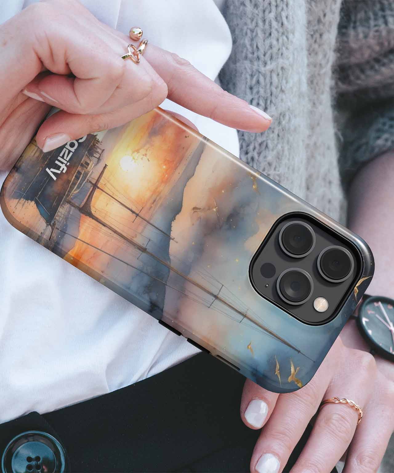 Sailing into Sunset Dreams iPhone case Case Cazify - Delivery Canada