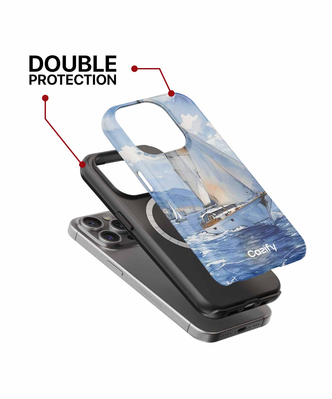 Sailing Through a Blissful Daydream iPhone case Case Cazify - Delivery Canada