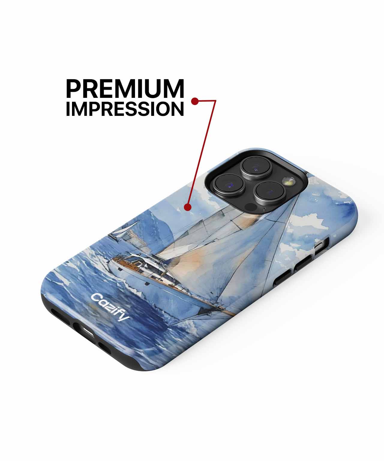 Sailing Through a Blissful Daydream iPhone case Case Cazify - Delivery Canada