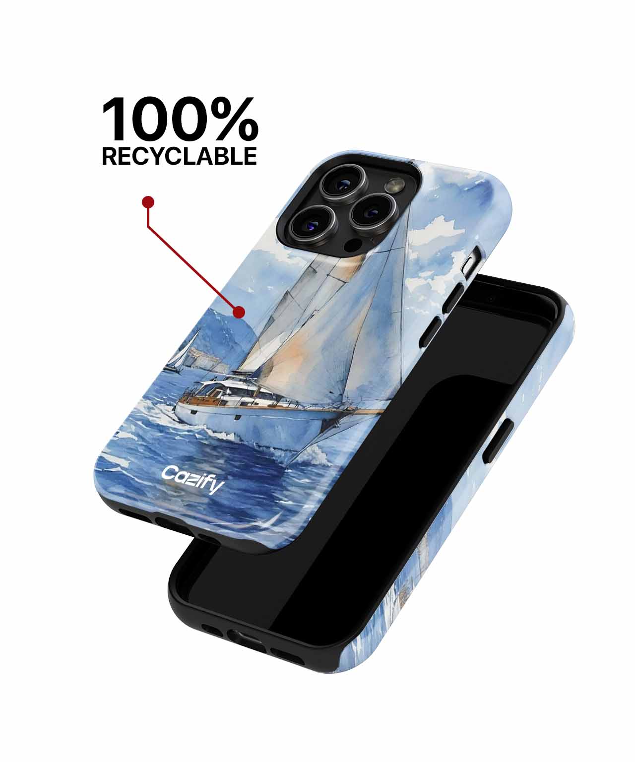 Sailing Through a Blissful Daydream iPhone case Case Cazify - Delivery Canada