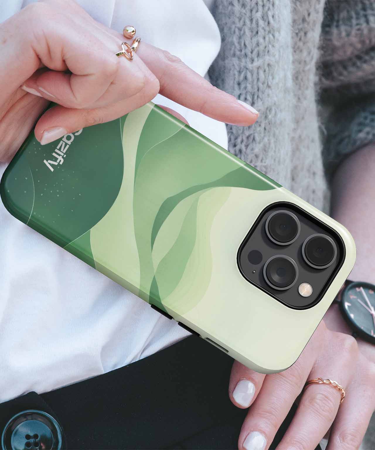 Serene Green Hills Under Sunshine iPhone case Case Cazify - Delivery Canada