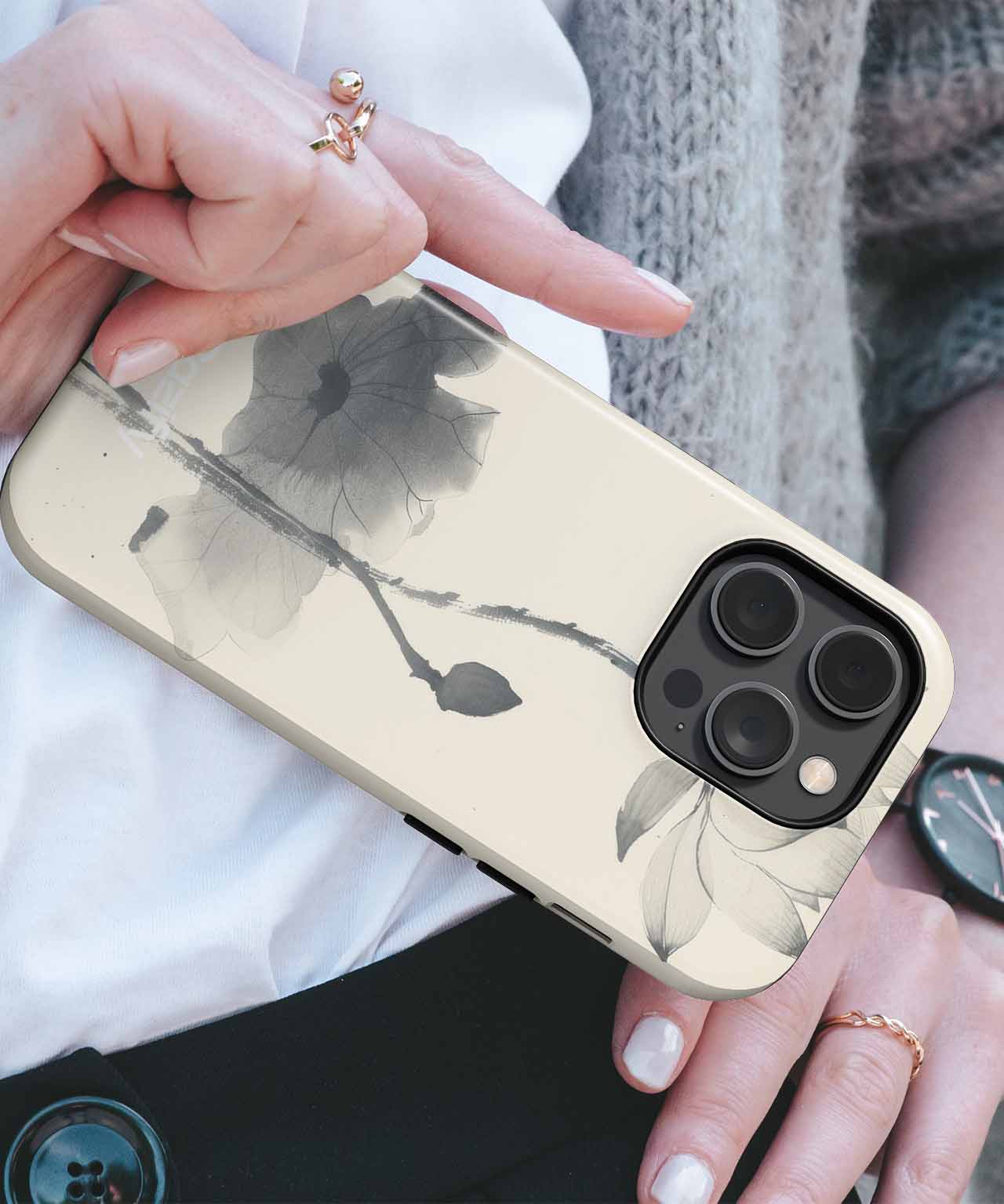 Serene Lotus Dance of Tranquility iPhone case Case Cazify - Delivery Canada