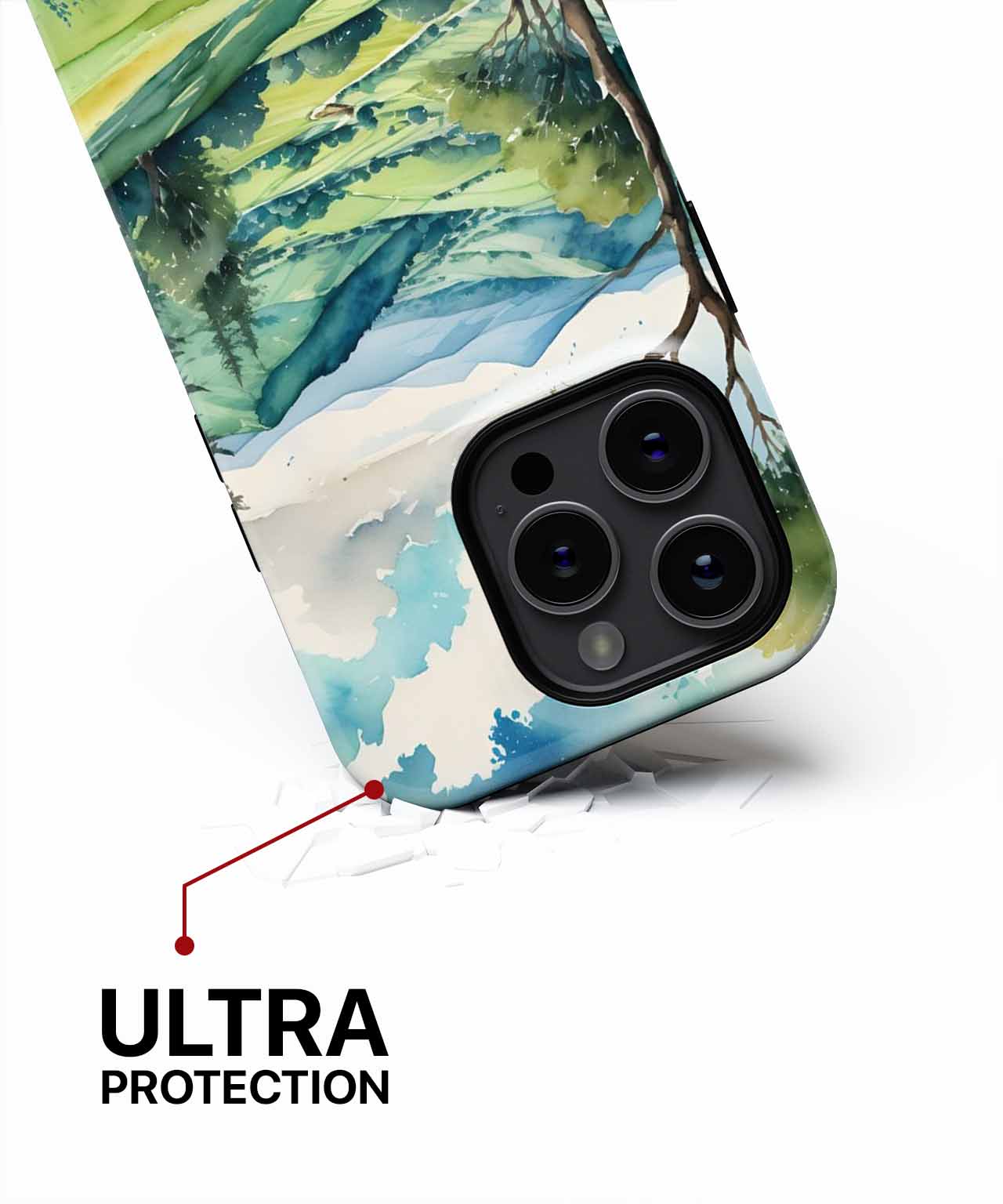 Serene Nature's Embrace with Gentle Stream iPhone case Case Cazify - Delivery Canada