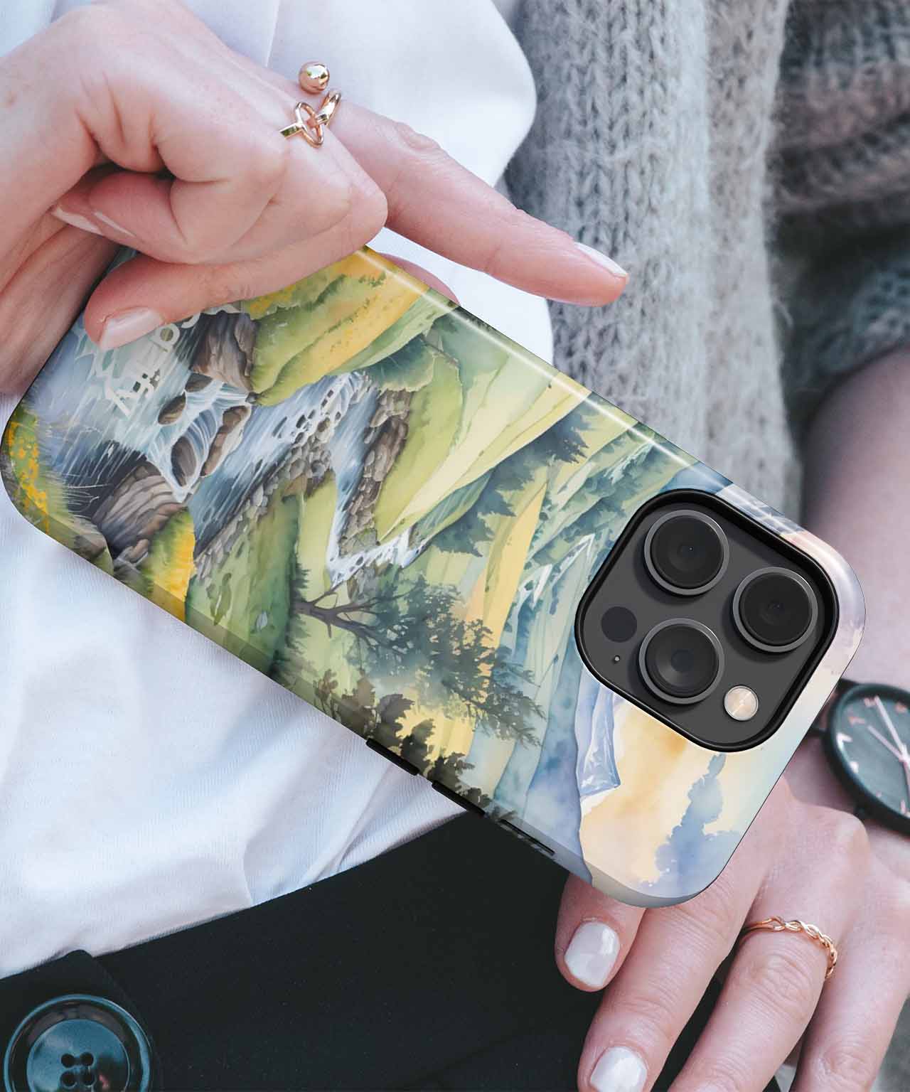 Serene River Adventures in Nature iPhone case Case Cazify - Delivery Canada