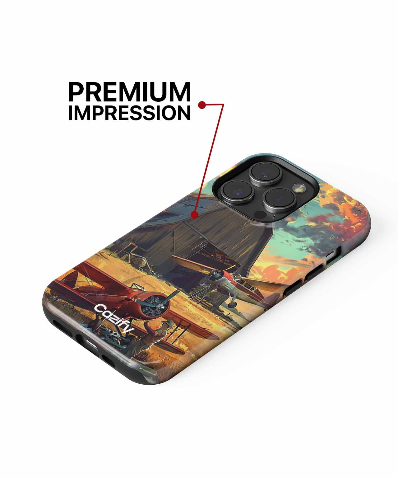 Skybound Dreams in a Barnyard iPhone case Case Cazify - Delivery Canada