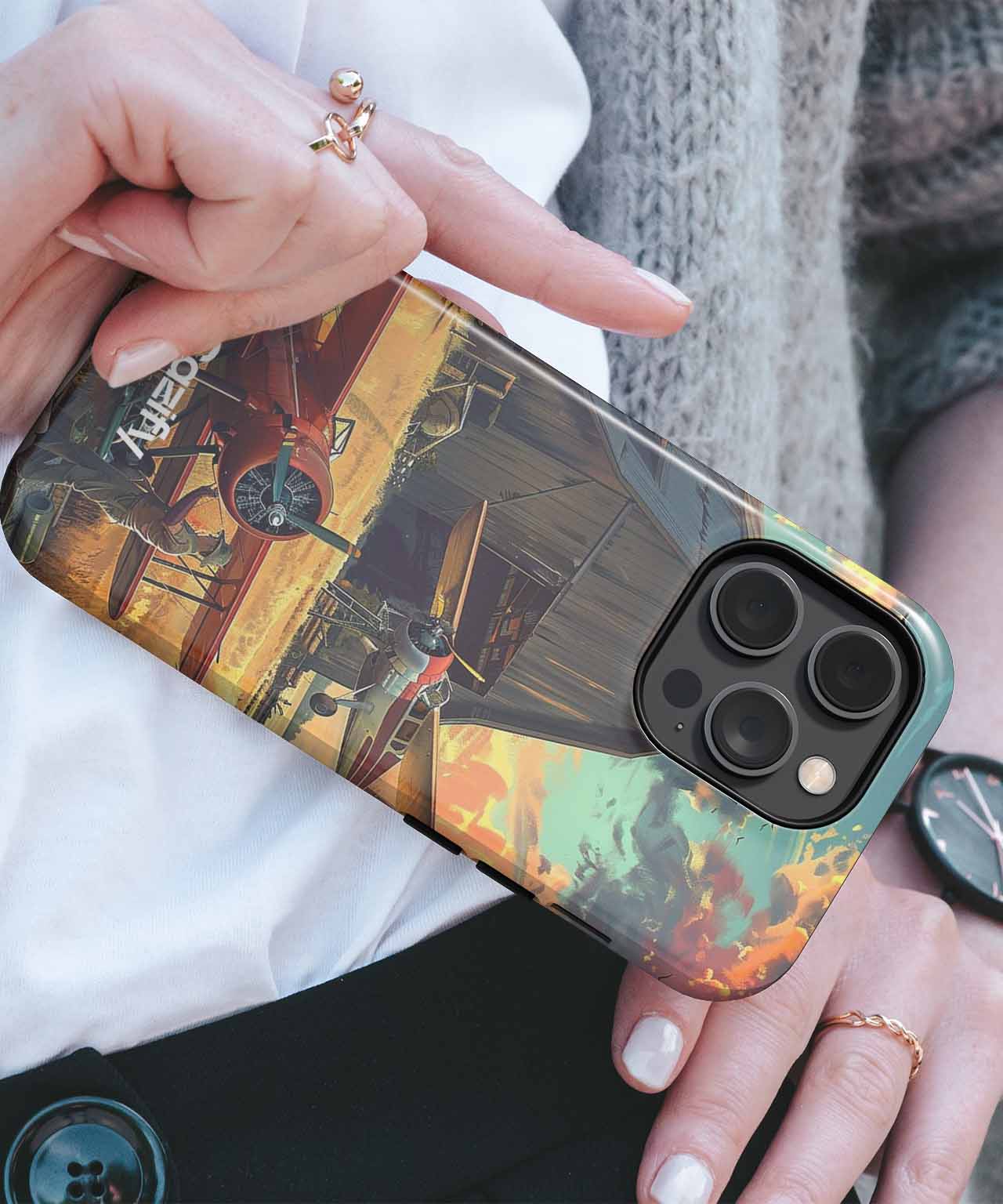 Skybound Dreams in a Barnyard iPhone case Case Cazify - Delivery Canada