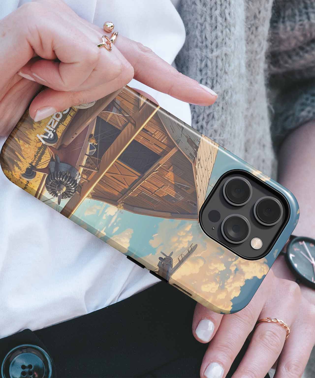 Skyward Dreams in Golden Fields iPhone case Case Cazify - Delivery Canada
