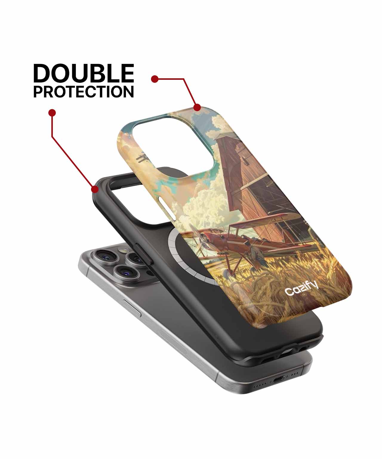 Skyward Harvesting Adventure iPhone case Case Cazify - Delivery Canada
