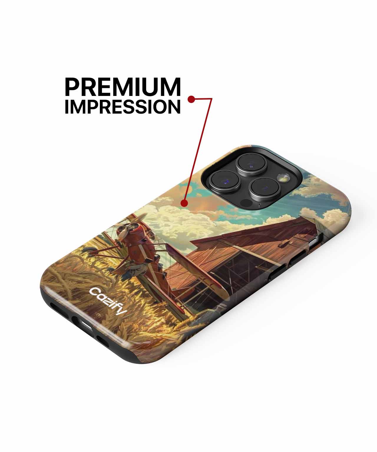 Skyward Harvesting Adventure iPhone case Case Cazify - Delivery Canada