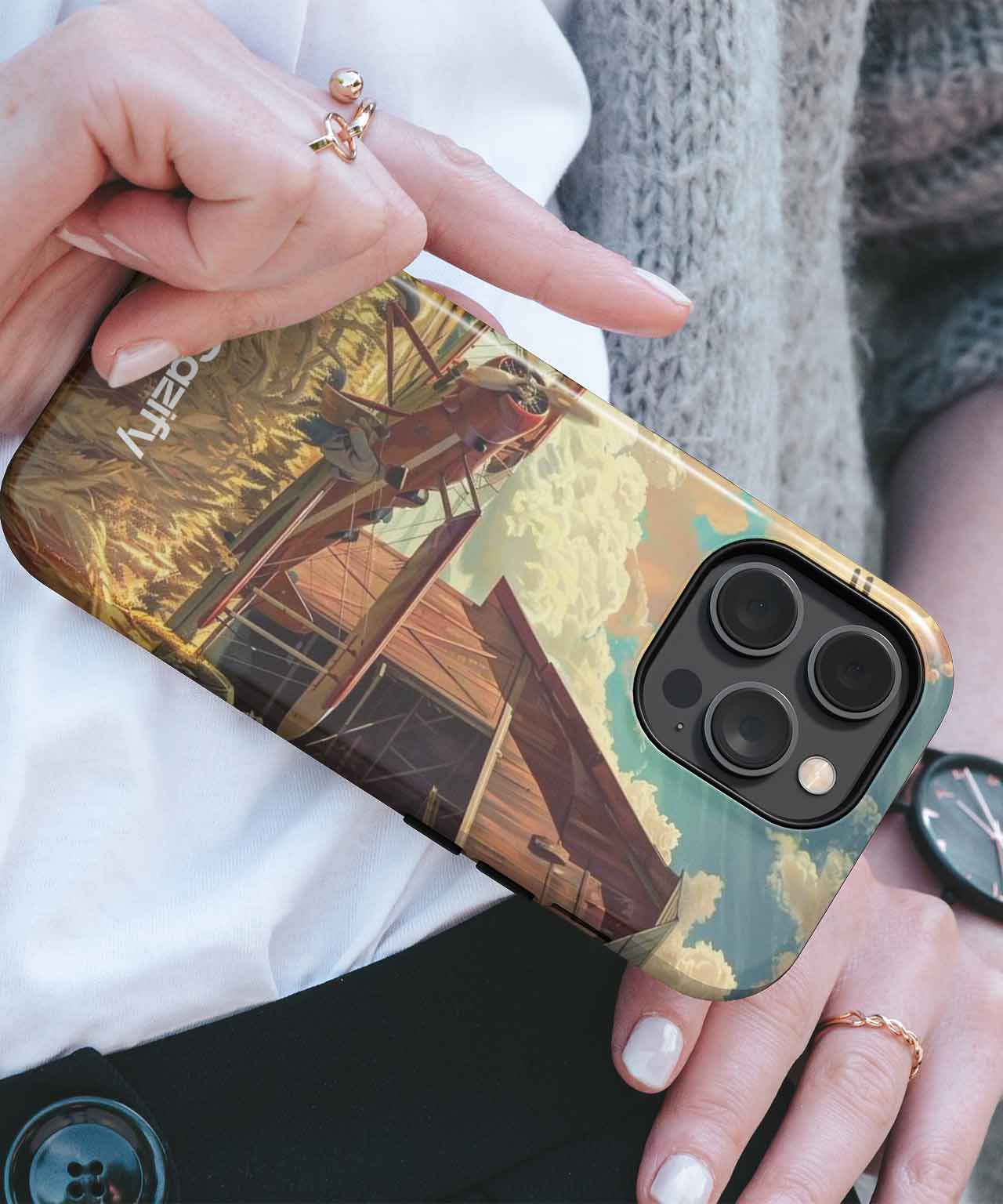 Skyward Harvesting Adventure iPhone case Case Cazify - Delivery Canada