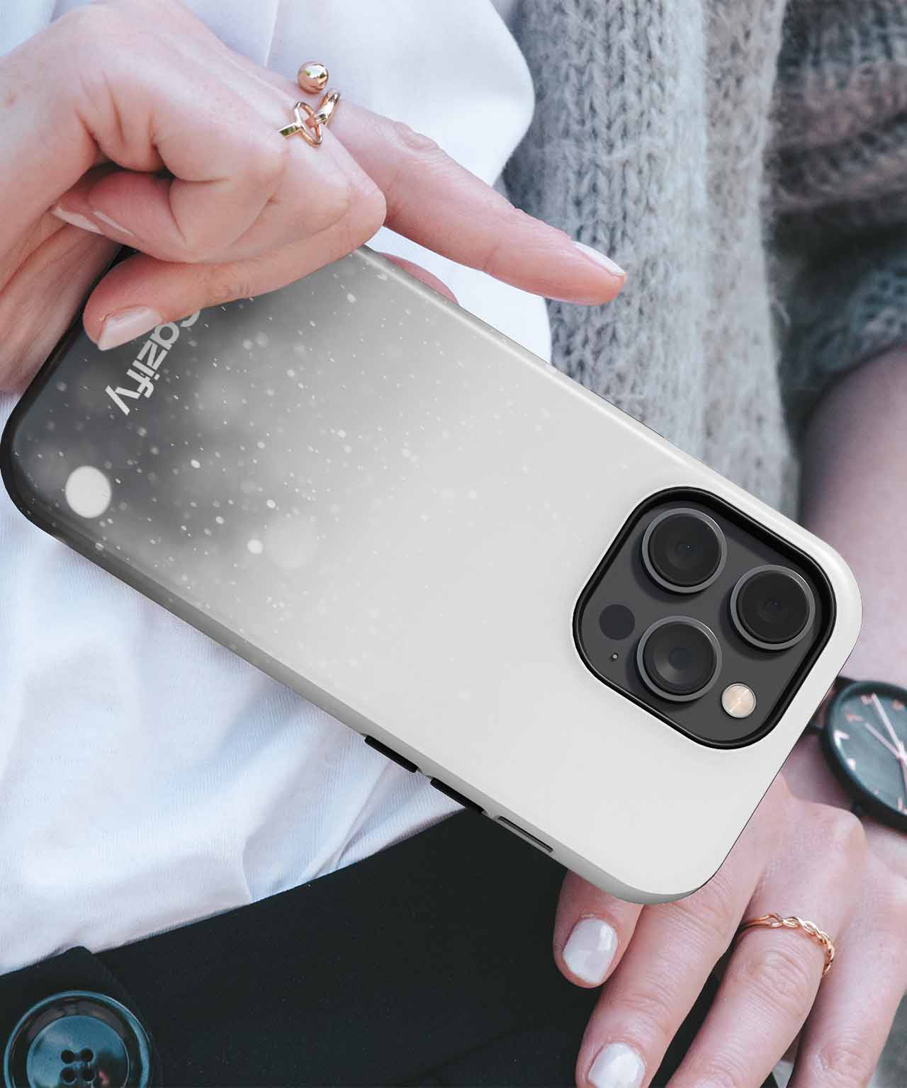 Snowy Wonderland of Floating Flakes iPhone case Case Cazify - Delivery Canada