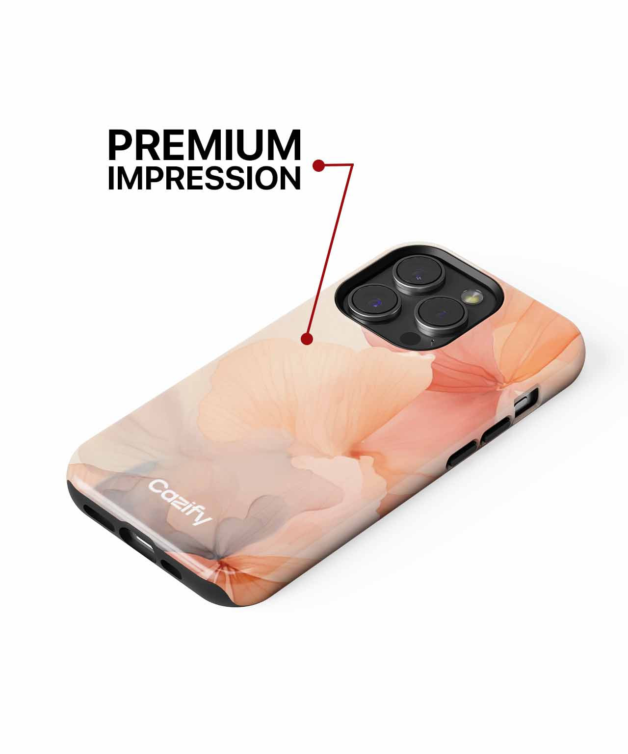 Soft Petals Dancing in the Breeze iPhone case Case Cazify - Delivery Canada