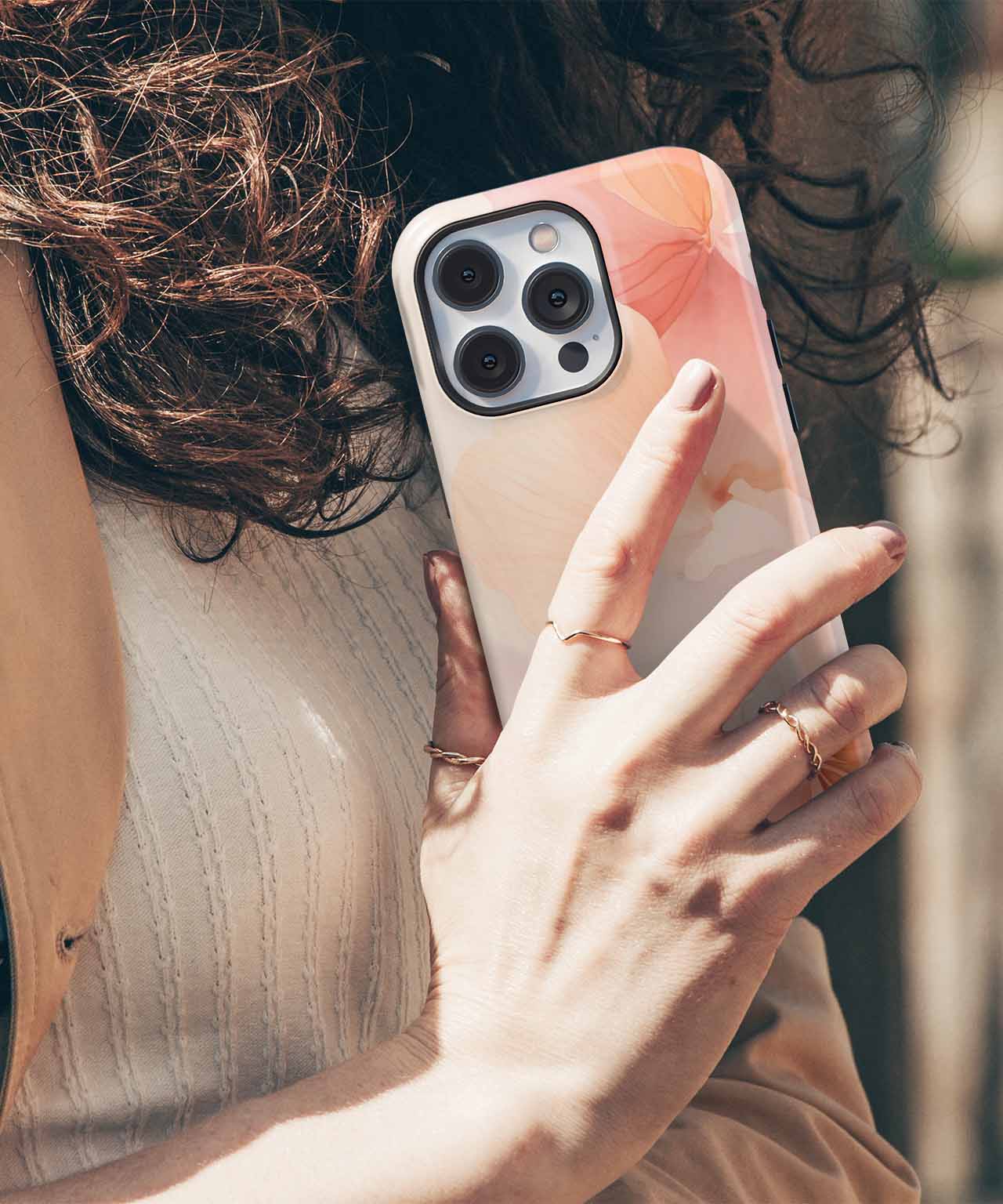 Soft Petals Dancing in the Breeze iPhone case Case Cazify - Delivery Canada