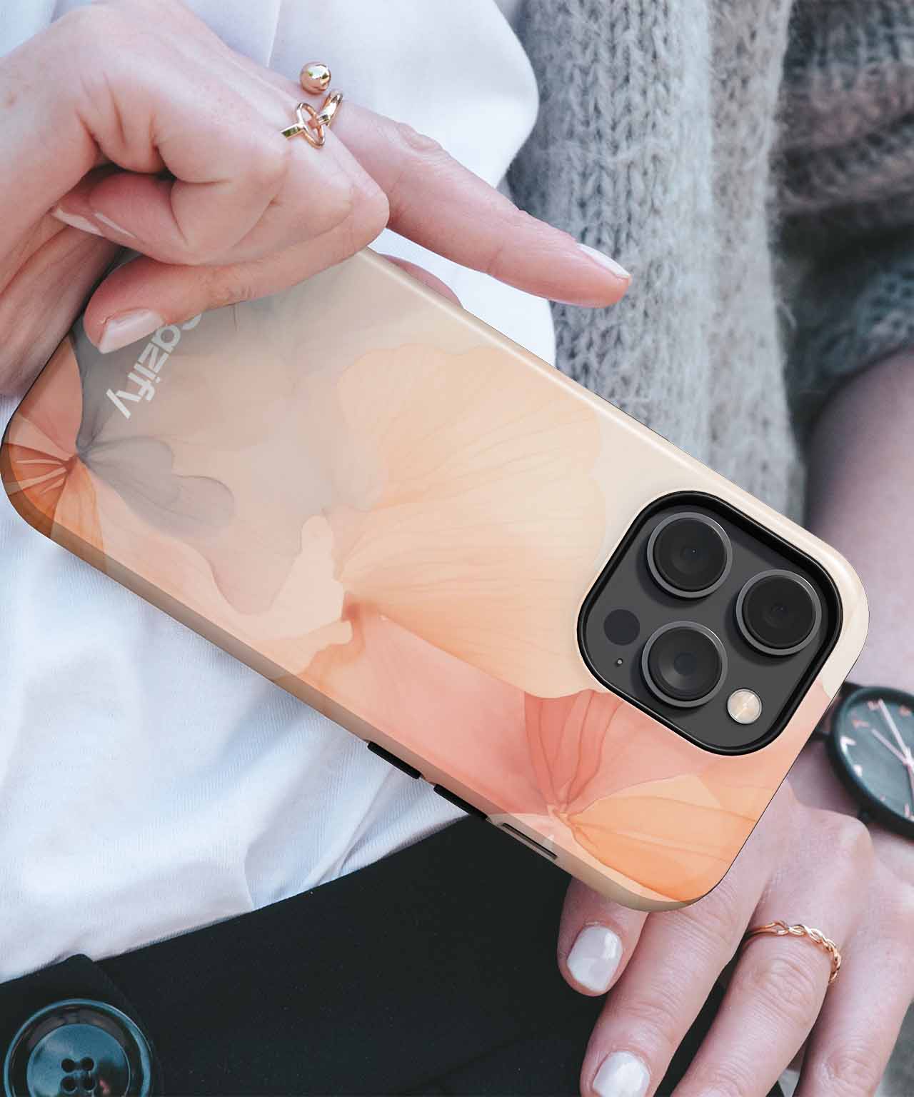 Soft Petals Dancing in the Breeze iPhone case Case Cazify - Delivery Canada