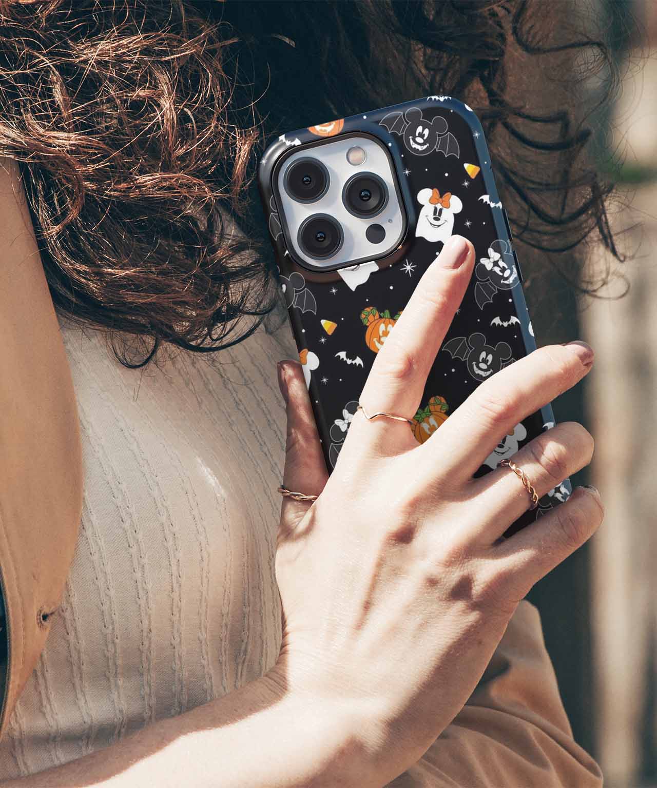 Spooky Cartoon Characters Halloween Party iPhone case Case Cazify - Delivery Canada