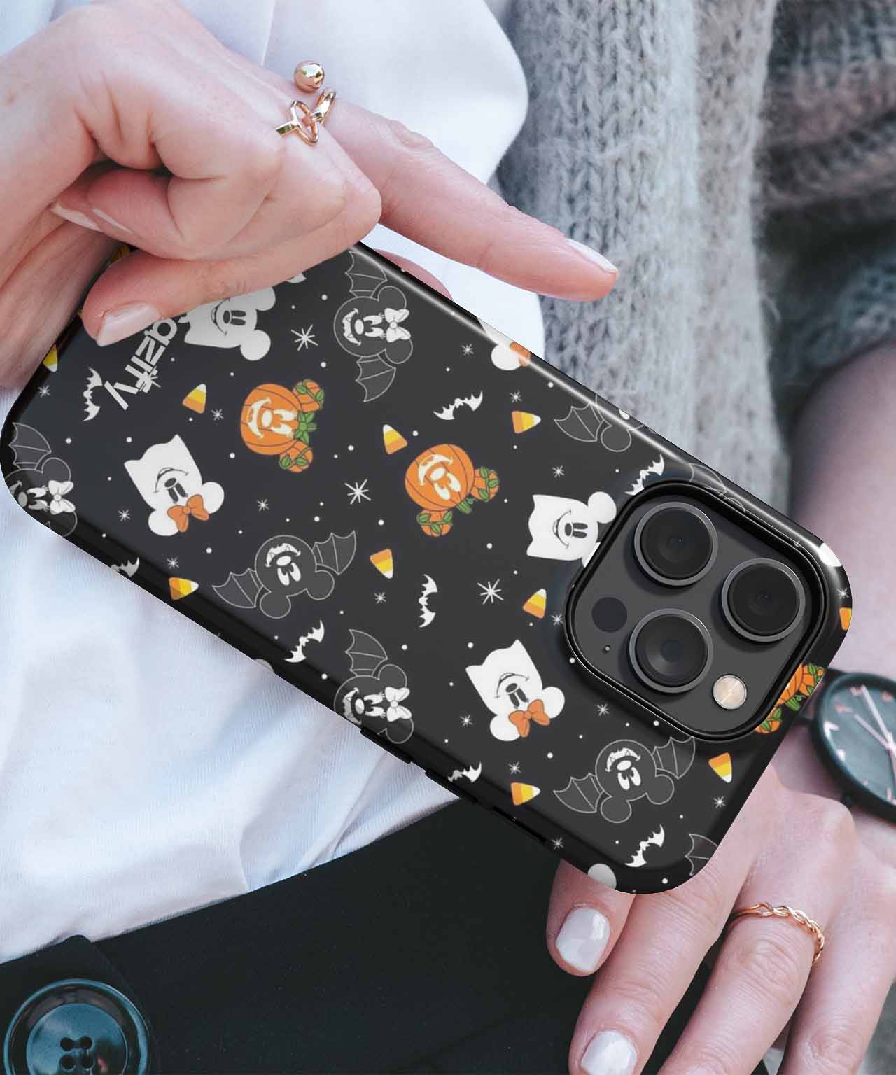 Spooky Cartoon Characters Halloween Party iPhone case Case Cazify - Delivery Canada