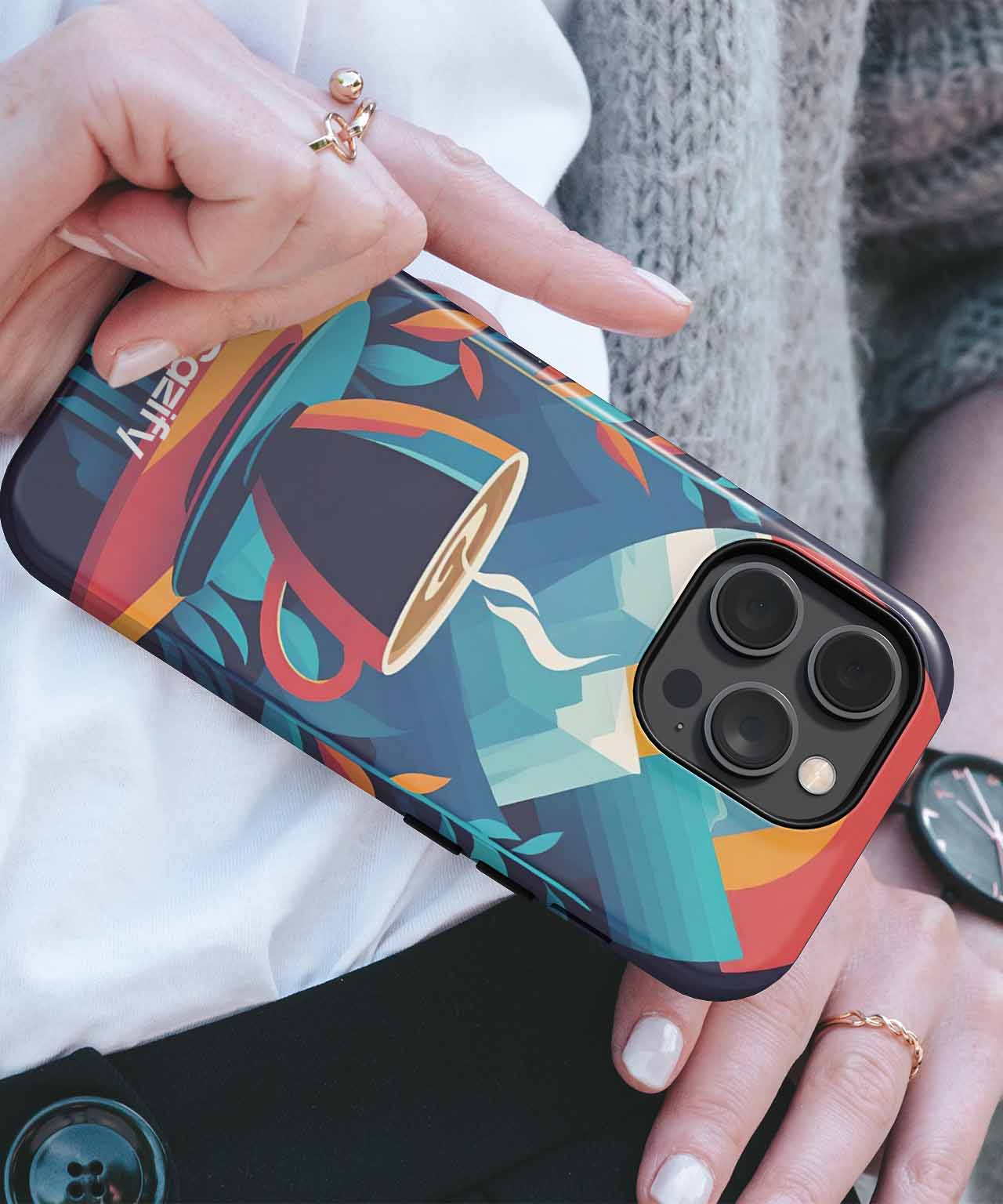 Steamy Cup of Joy in Nature iPhone case Case Cazify - Delivery Canada