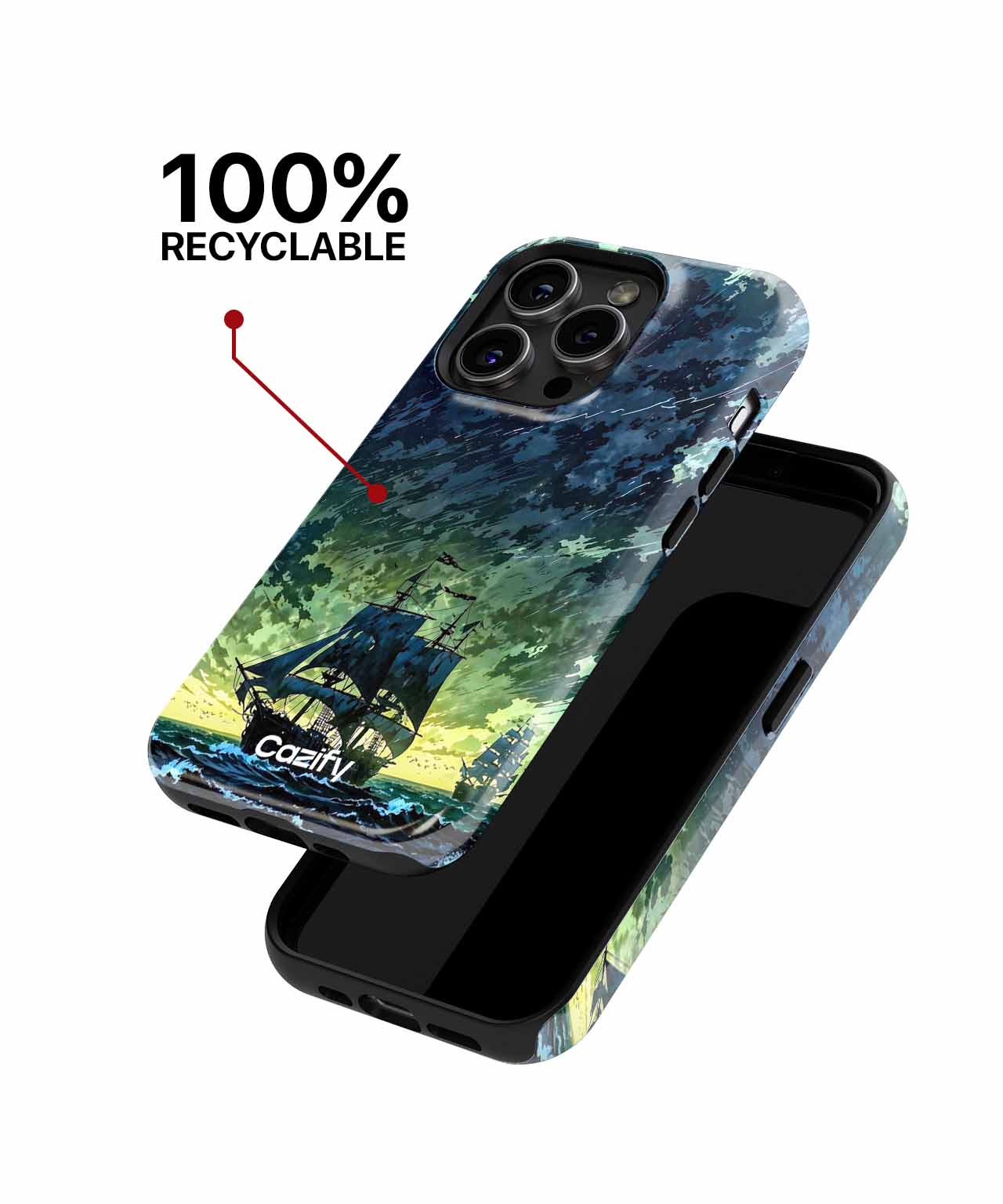 Stormy Seas Awaiting Adventure iPhone case Case Cazify - Delivery Canada