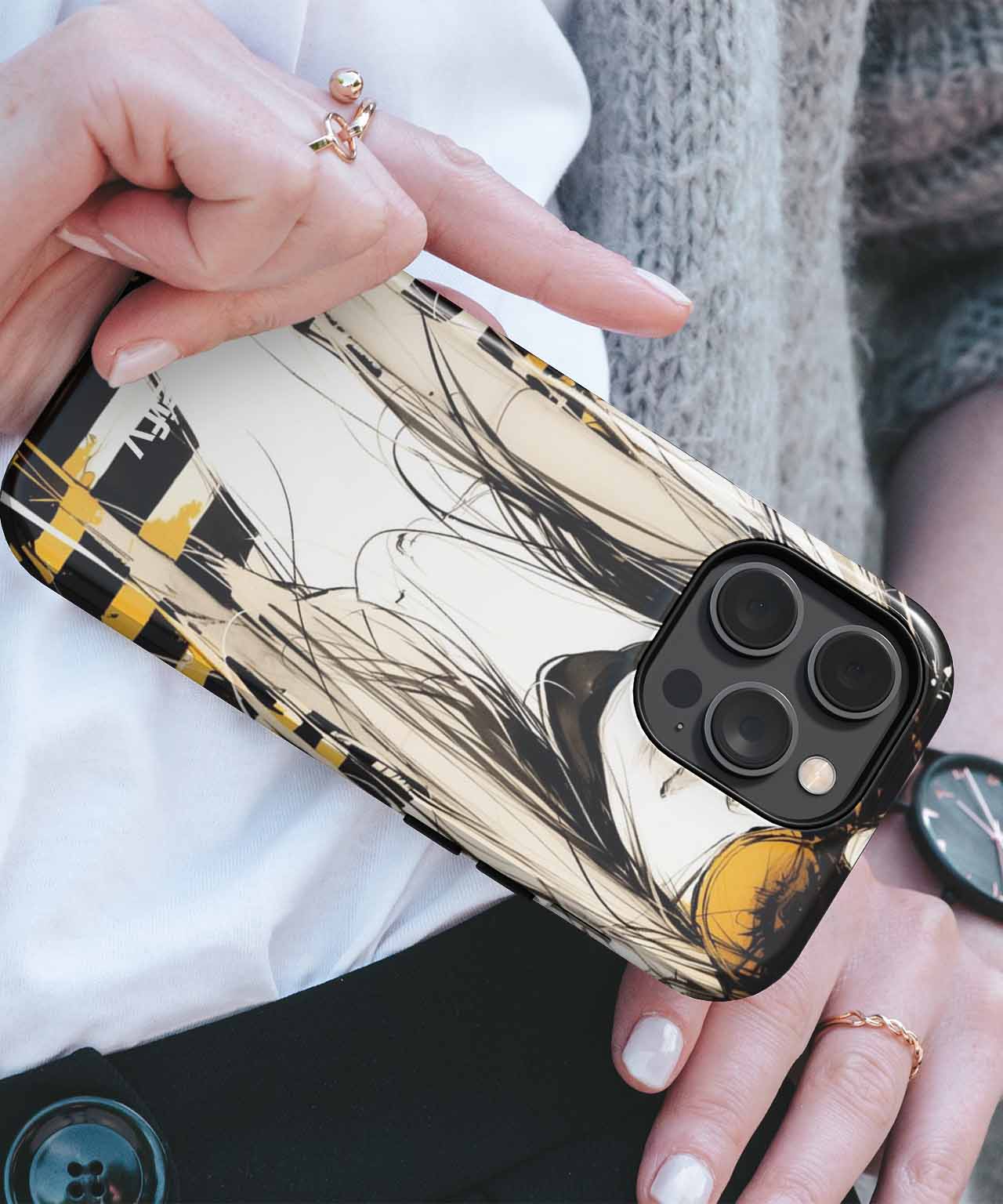 Strikingly Stylish Stripes and Shades iPhone case Case Cazify - Delivery Canada