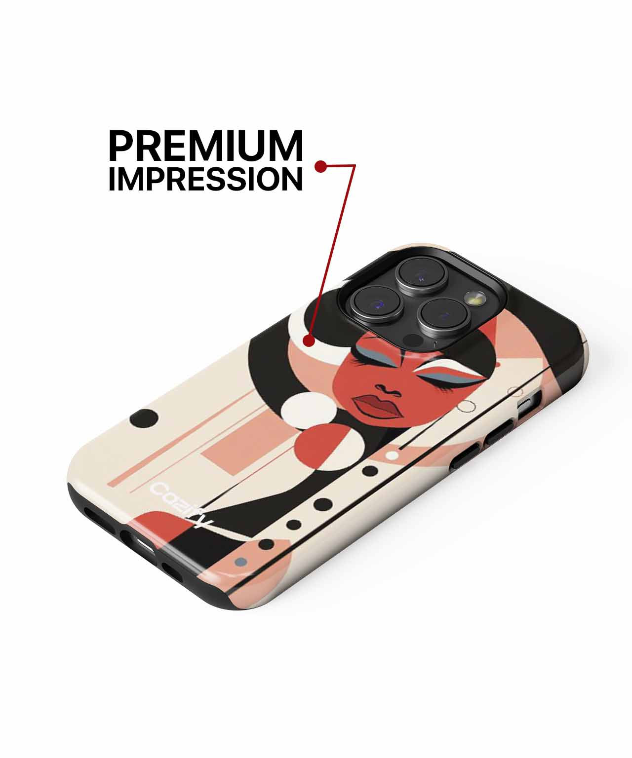 Stylish Abstract Beauty with a Twist iPhone case Case Cazify - Delivery Canada
