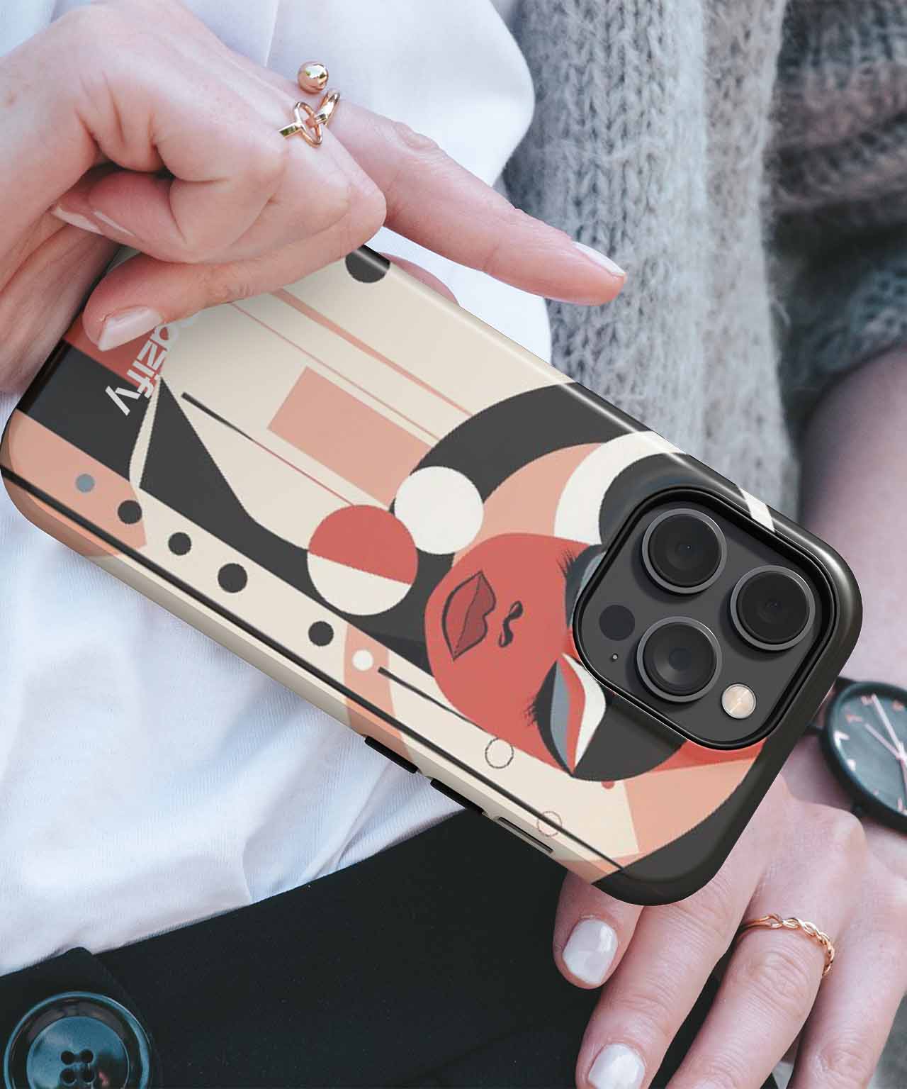 Stylish Abstract Beauty with a Twist iPhone case Case Cazify - Delivery Canada