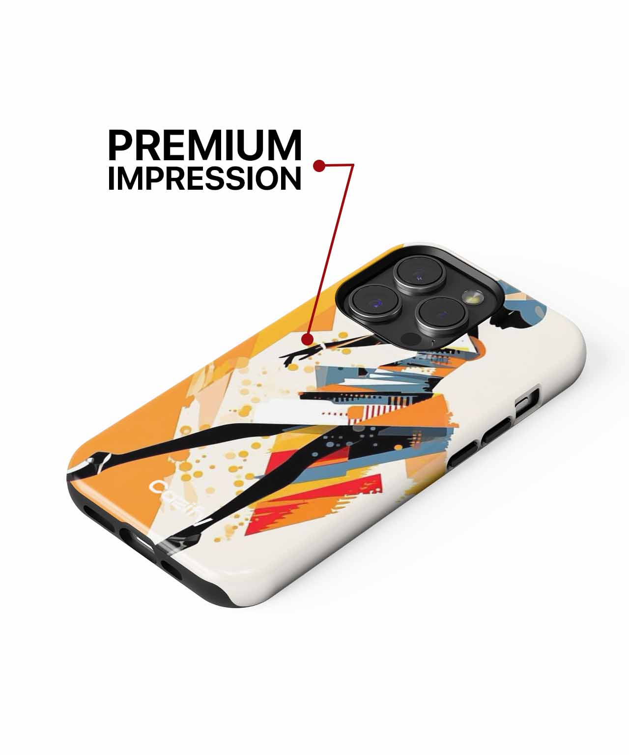 Stylish Dancer in Colorful Elegance iPhone case Case Cazify - Delivery Canada