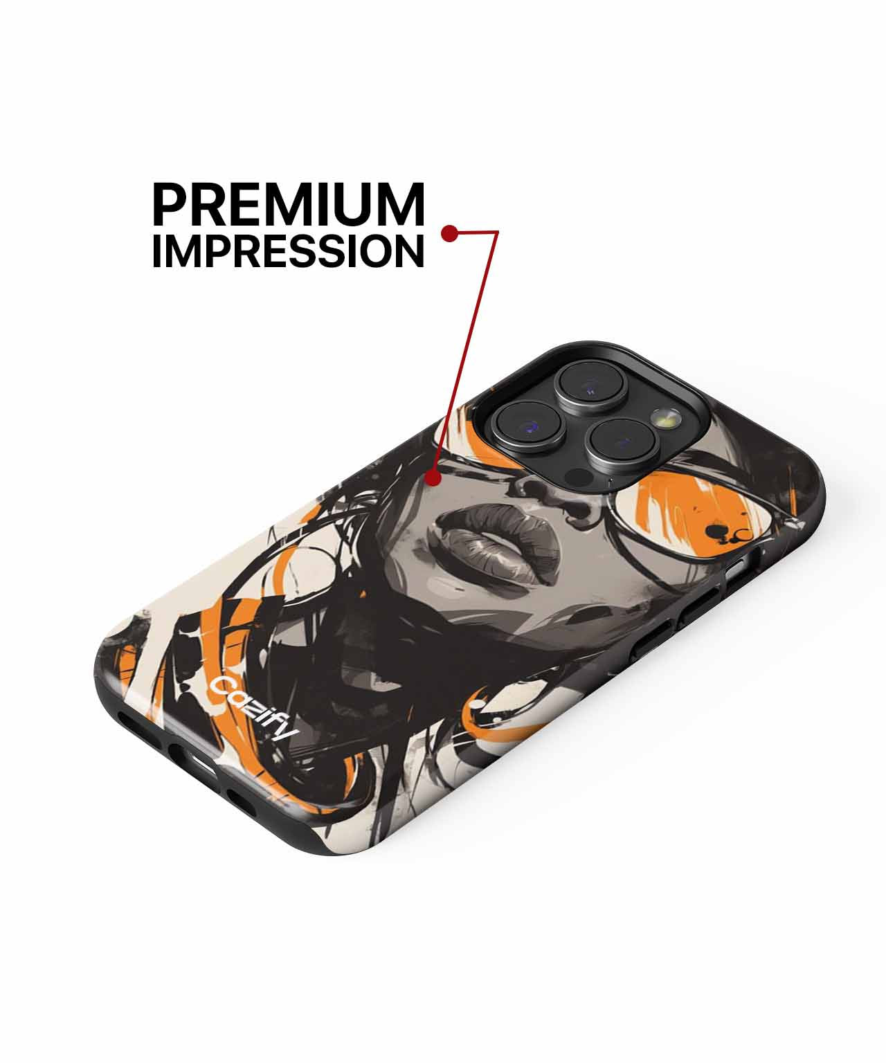 Stylish Sunglasses with Bold Attitude iPhone case Case Cazify - Delivery Canada