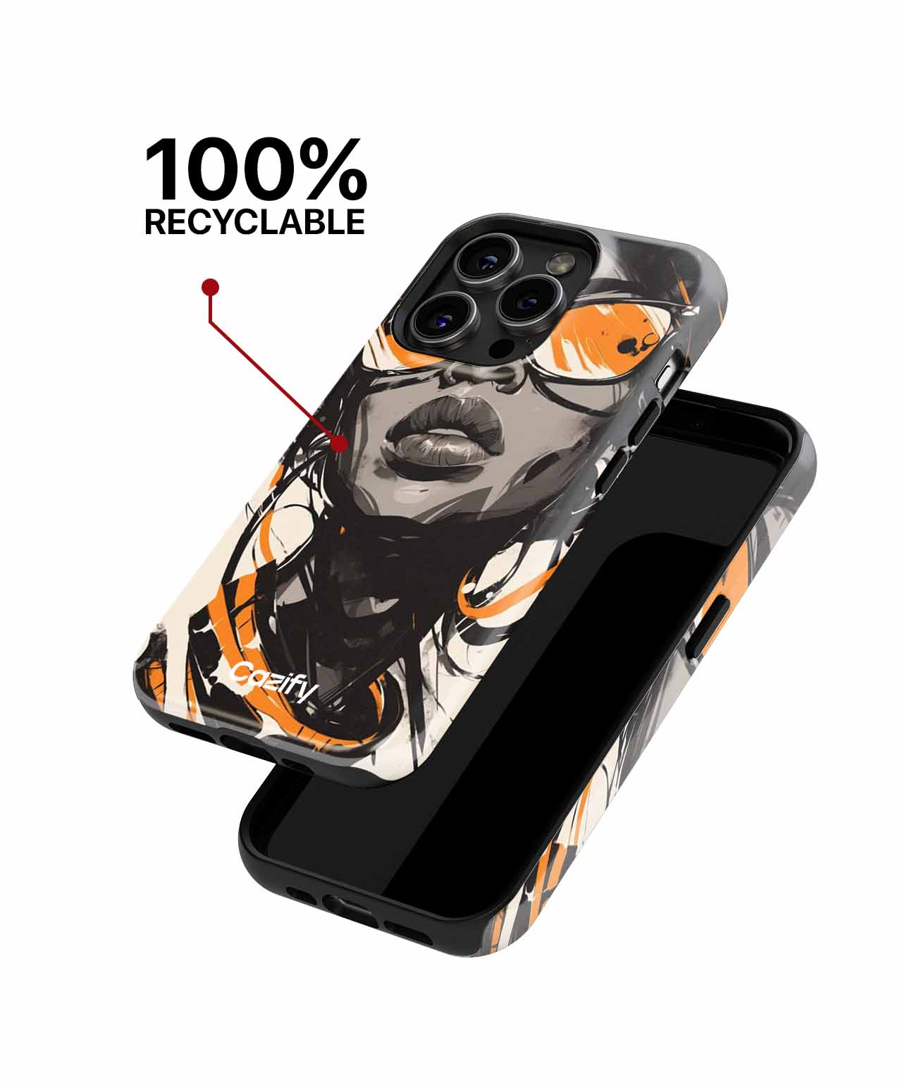 Stylish Sunglasses with Bold Attitude iPhone case Case Cazify - Delivery Canada