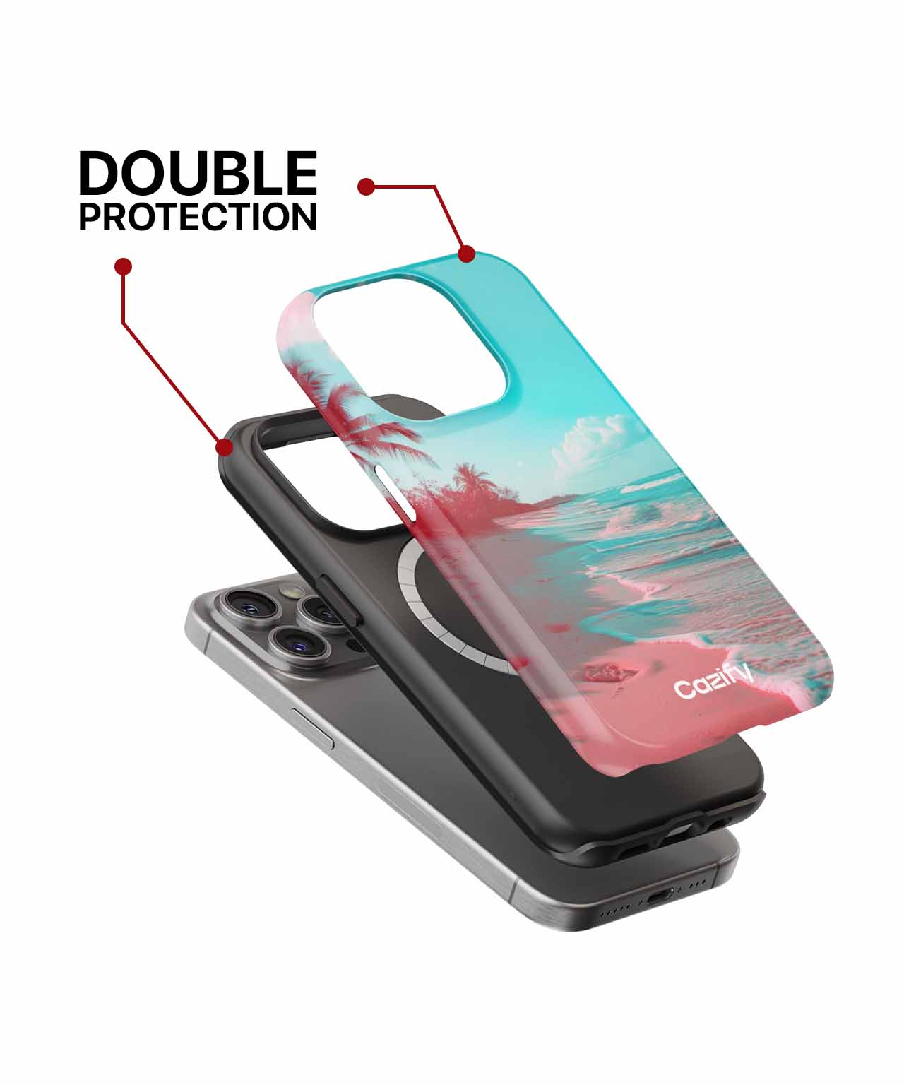 Sunny Blissful Beach Vibes iPhone case Case Cazify - Delivery Canada
