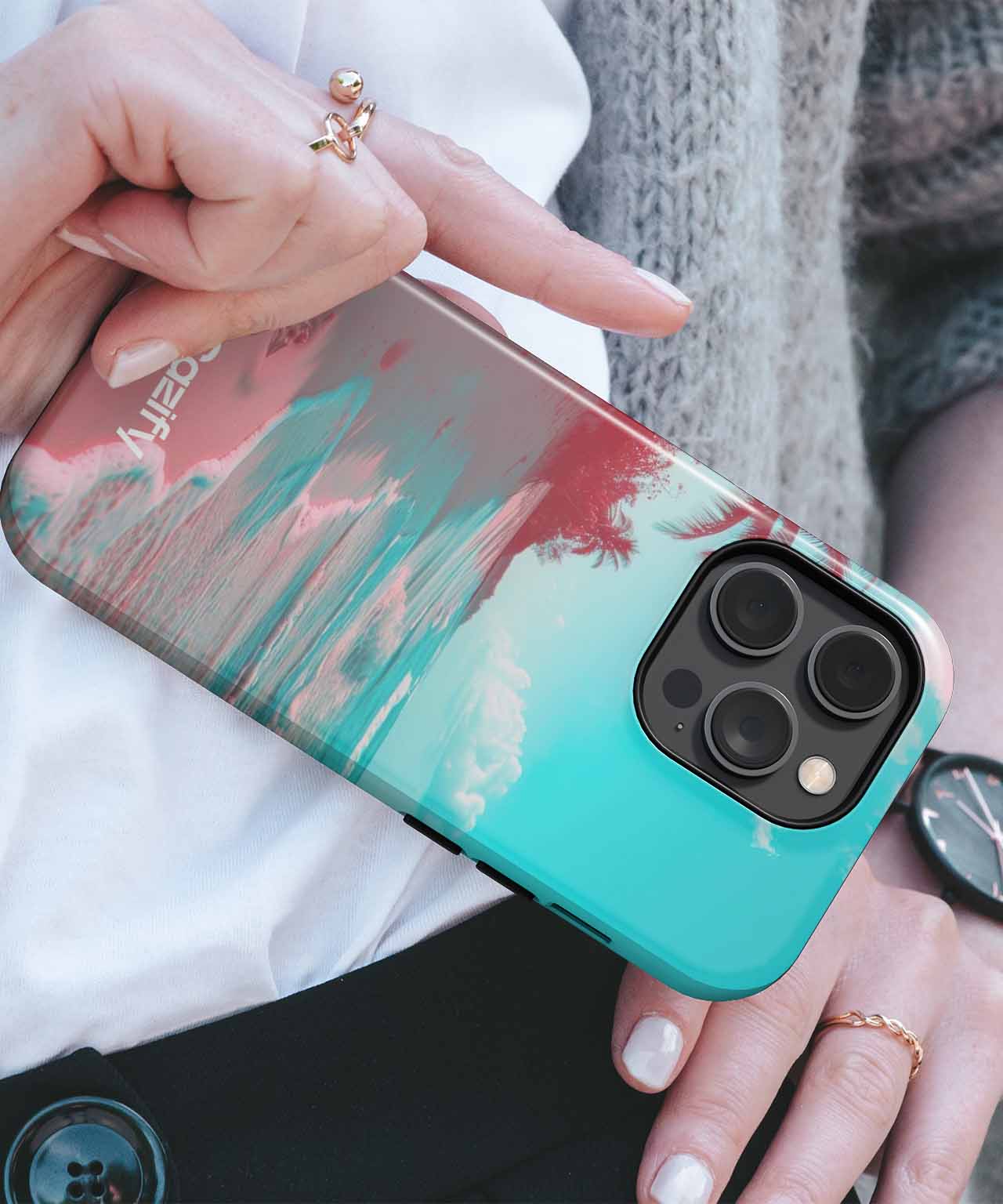 Sunny Blissful Beach Vibes iPhone case Case Cazify - Delivery Canada