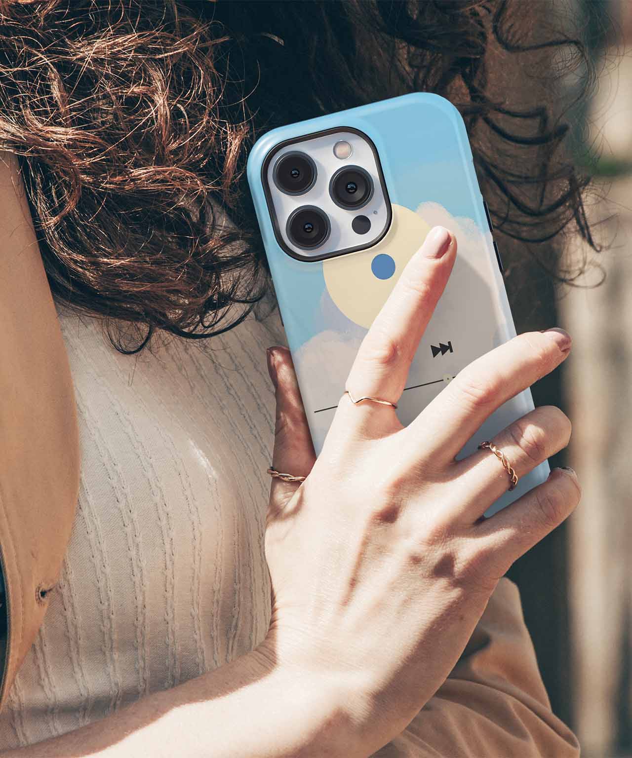 Sunny Daydreams in the Sky iPhone case Case Cazify - Delivery Canada