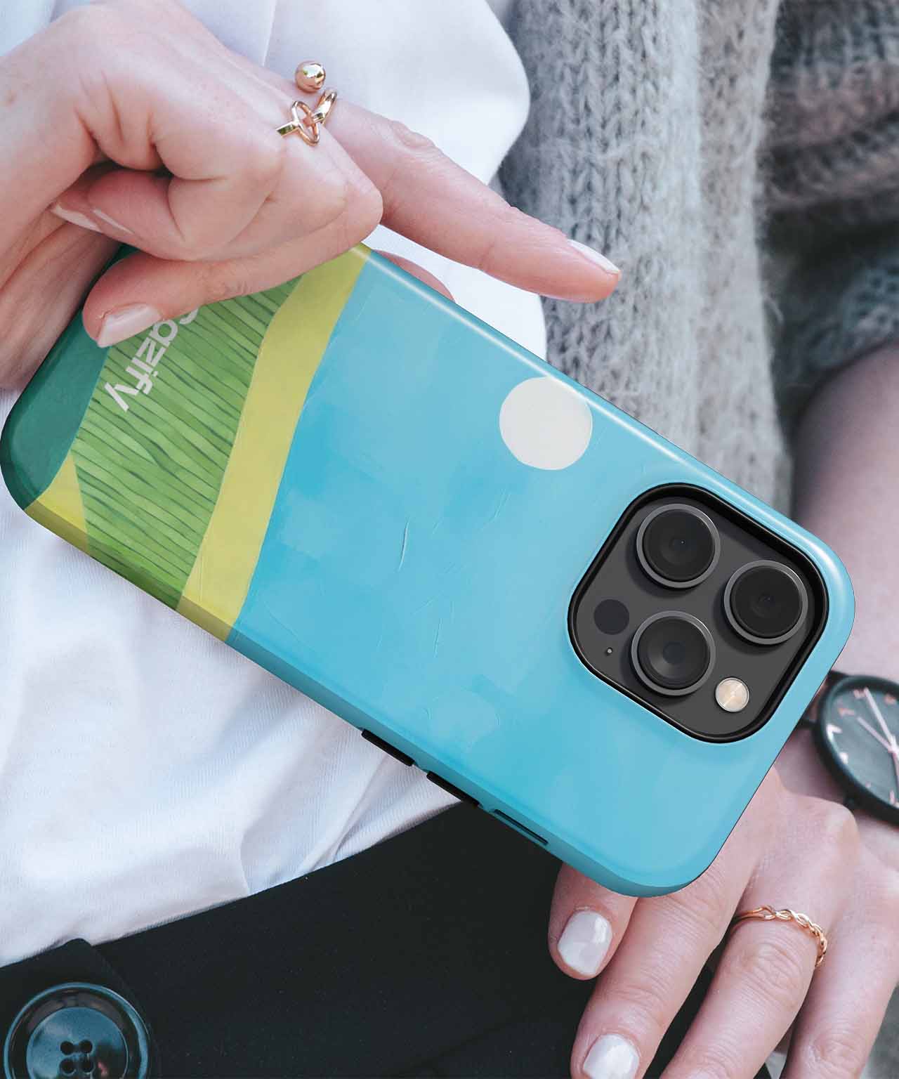 Sunny Fields and Bright Skies iPhone case Case Cazify - Delivery Canada