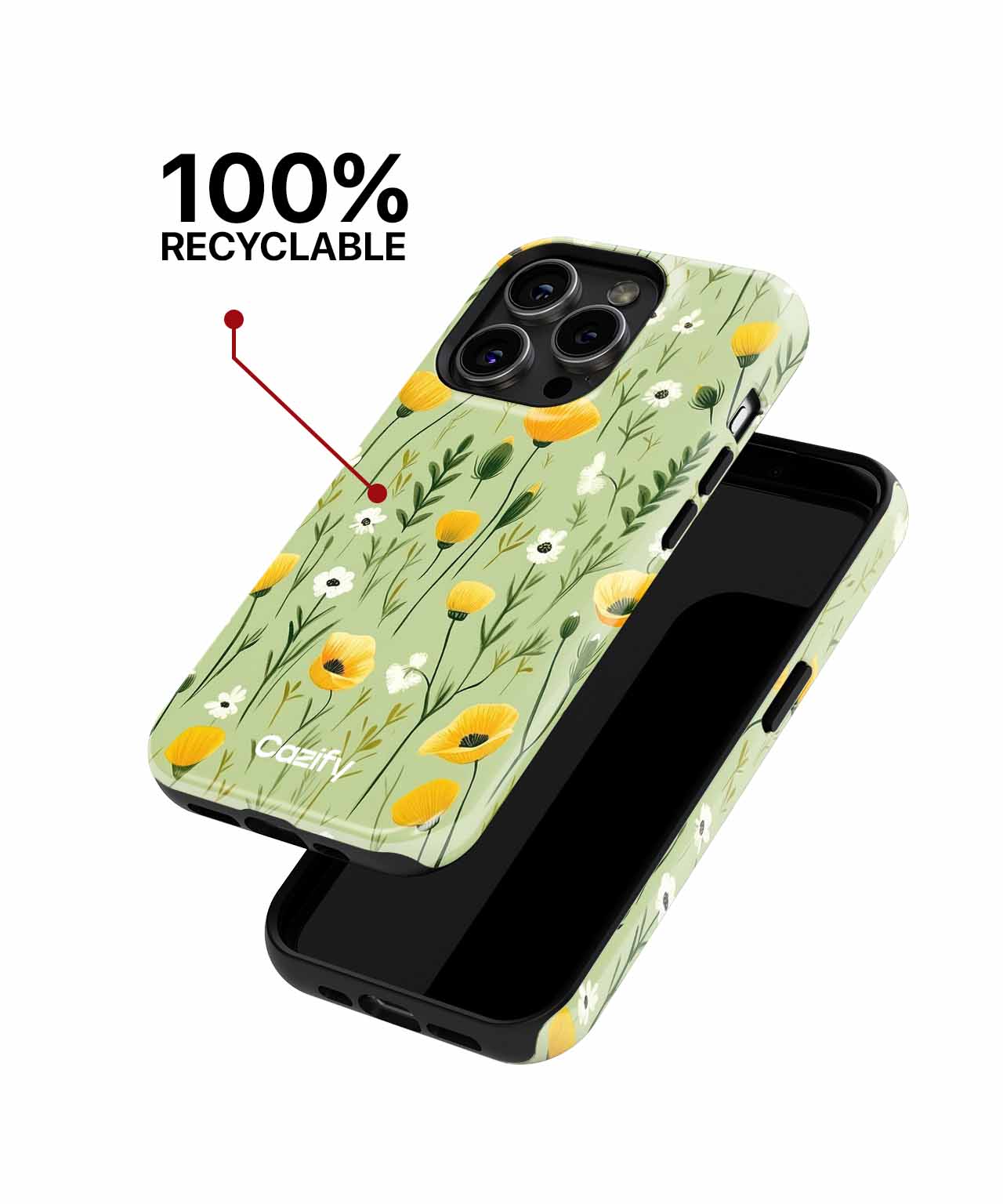 Sunny Floral Dance of Joy iPhone case Case Cazify - Delivery Canada