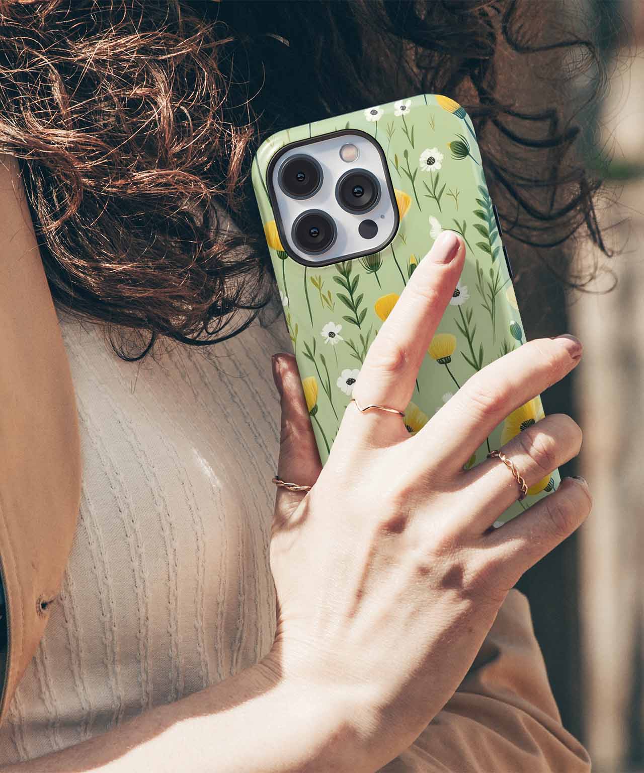 Sunny Floral Dance of Joy iPhone case Case Cazify - Delivery Canada