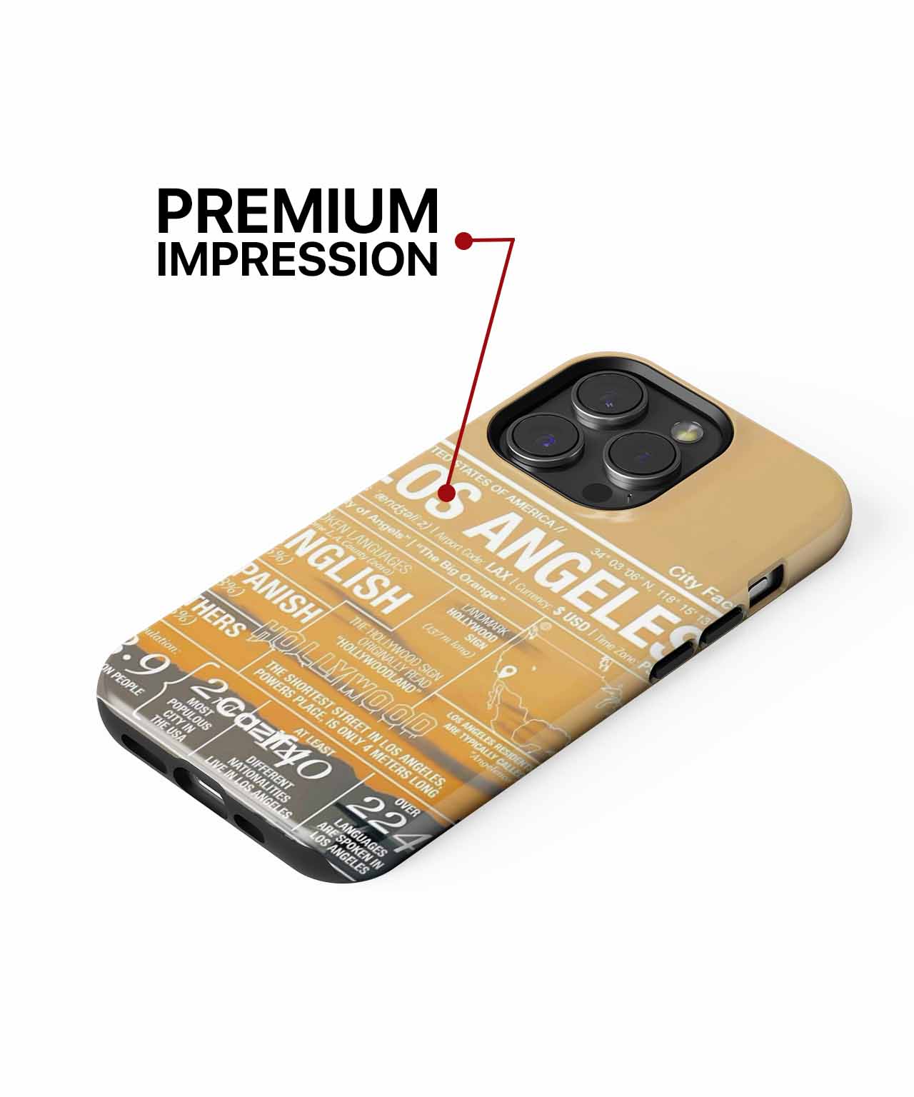 Sunny Los Angeles Fun Facts iPhone case Case Cazify - Delivery Canada