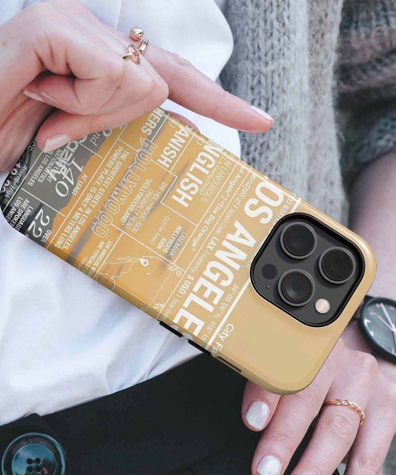 Sunny Los Angeles Fun Facts iPhone case Case Cazify - Delivery Canada