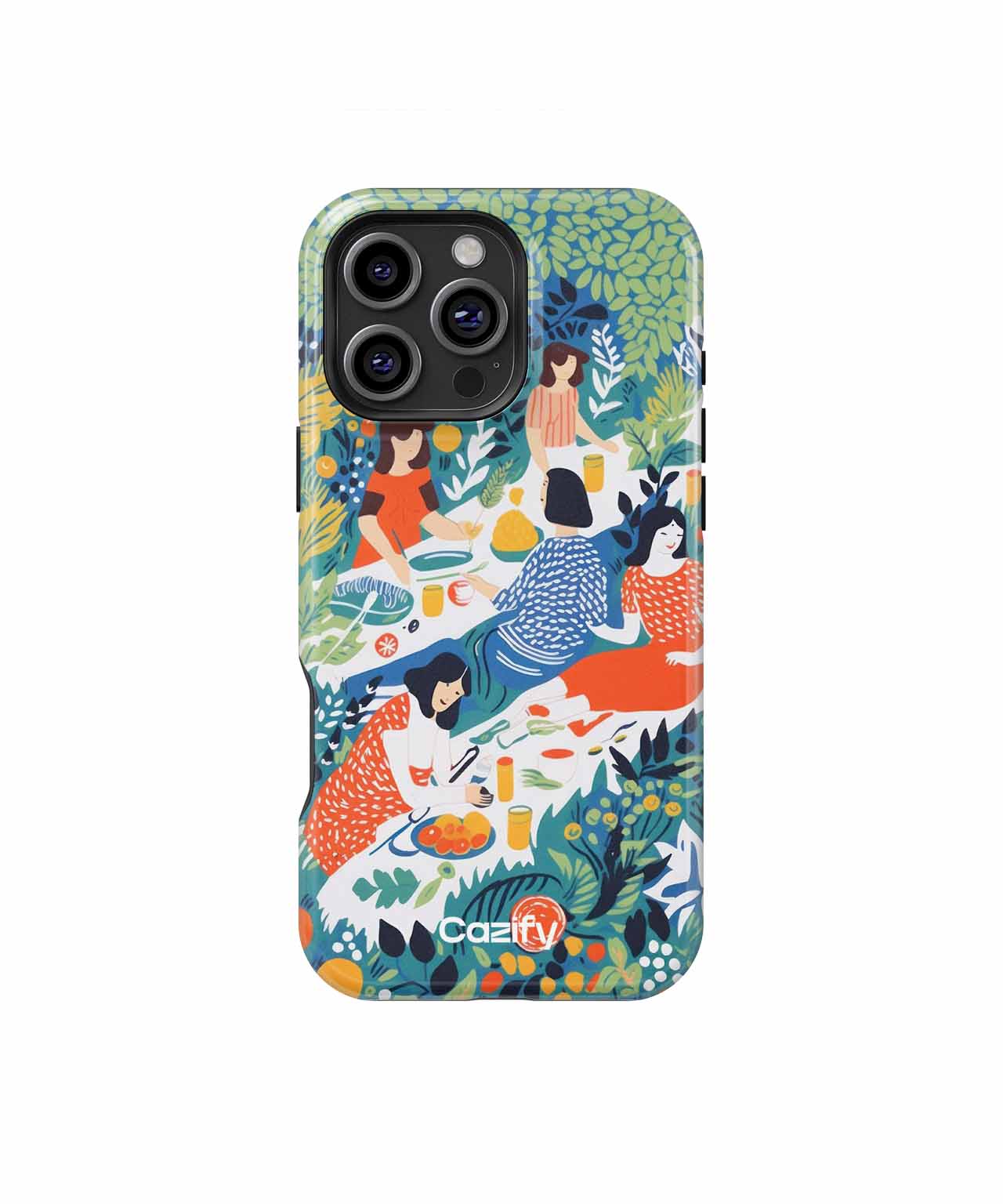 Sunny Picnic Delight with Friends iPhone case Case Cazify - Delivery Canada