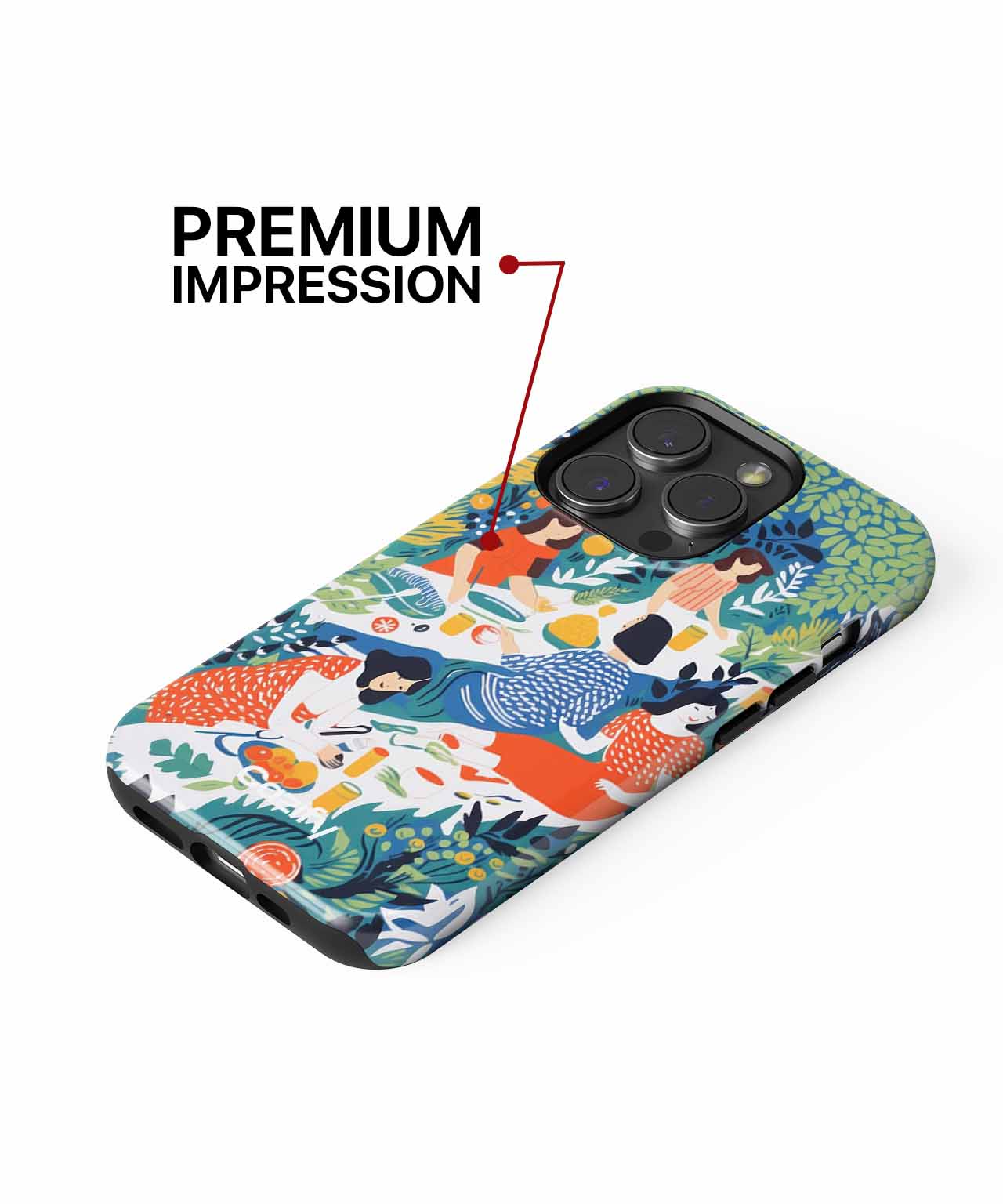 Sunny Picnic Delight with Friends iPhone case Case Cazify - Delivery Canada
