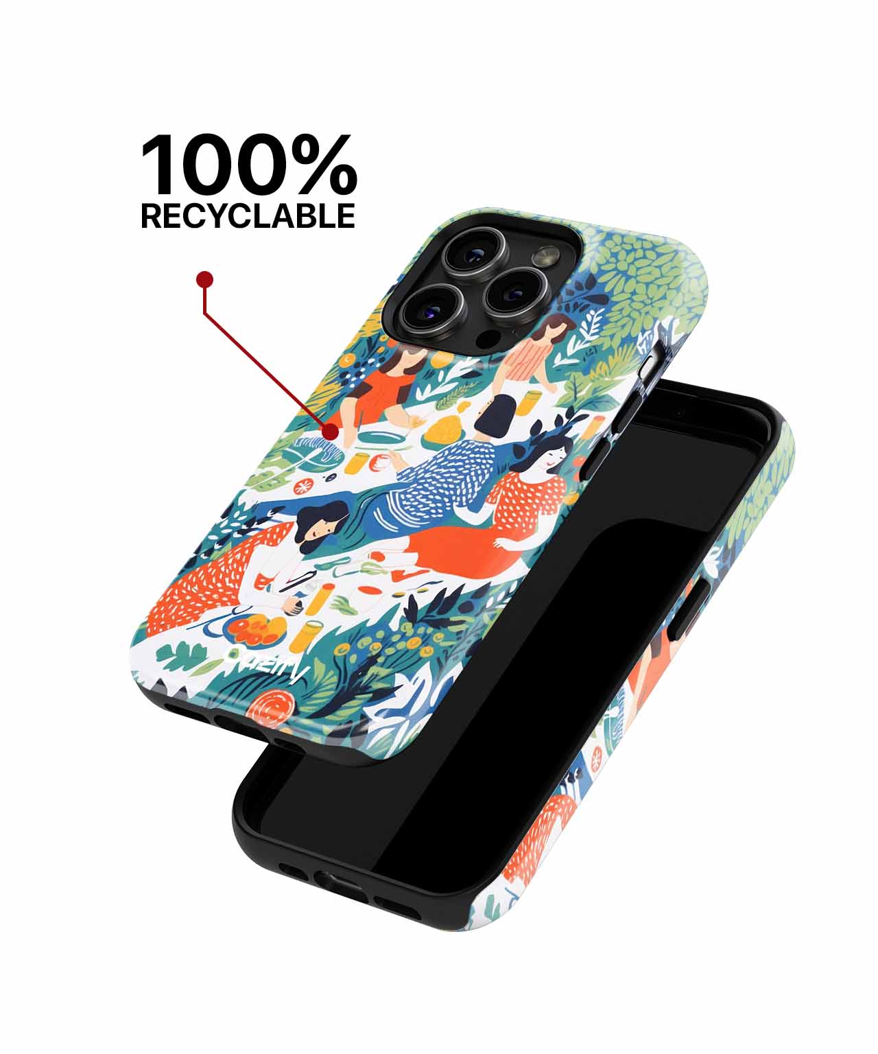Sunny Picnic Delight with Friends iPhone case Case Cazify - Delivery Canada