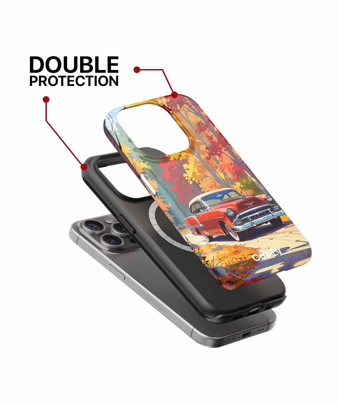 Sunny Vintage Road Trip Adventure iPhone case Case Cazify - Delivery Canada