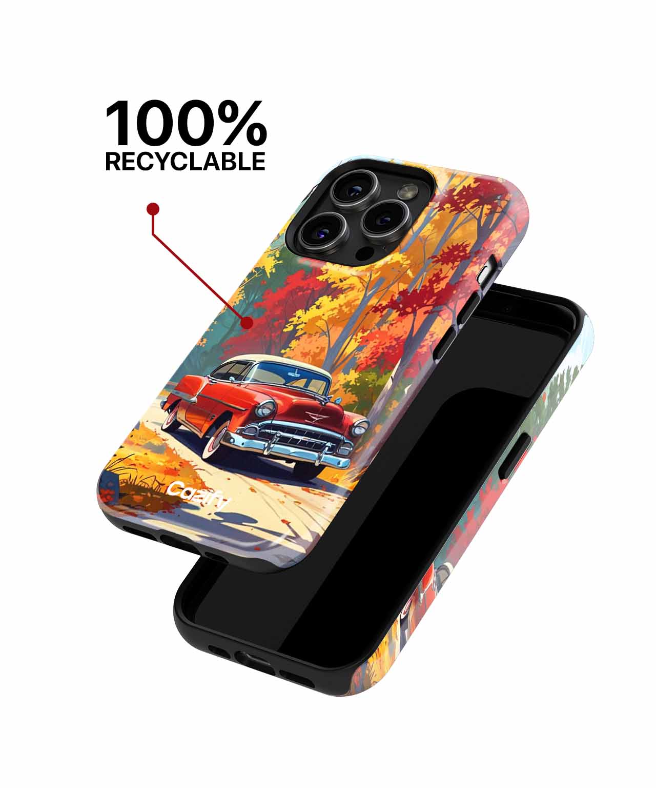 Sunny Vintage Road Trip Adventure iPhone case Case Cazify - Delivery Canada