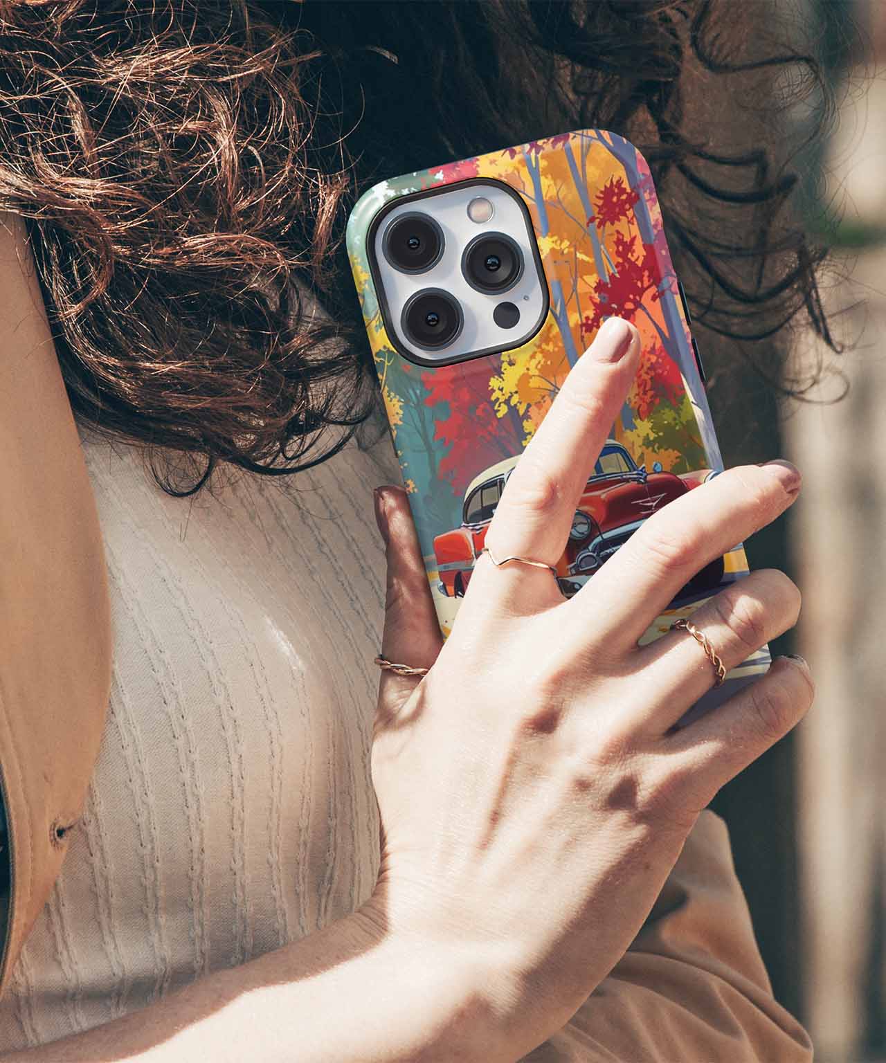 Sunny Vintage Road Trip Adventure iPhone case Case Cazify - Delivery Canada