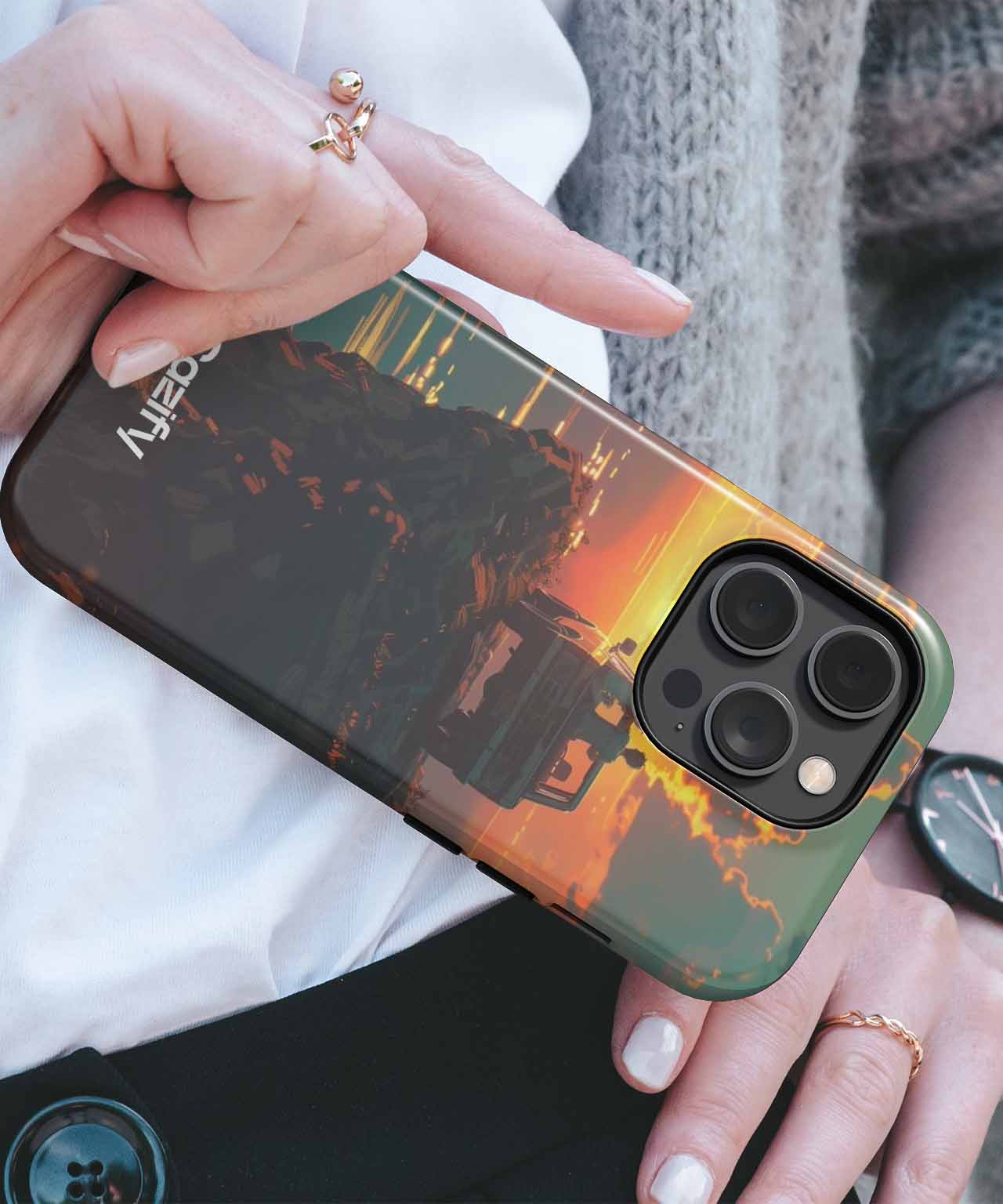 Sunset Adventure with a Side of Romance iPhone case Case Cazify - Delivery Canada